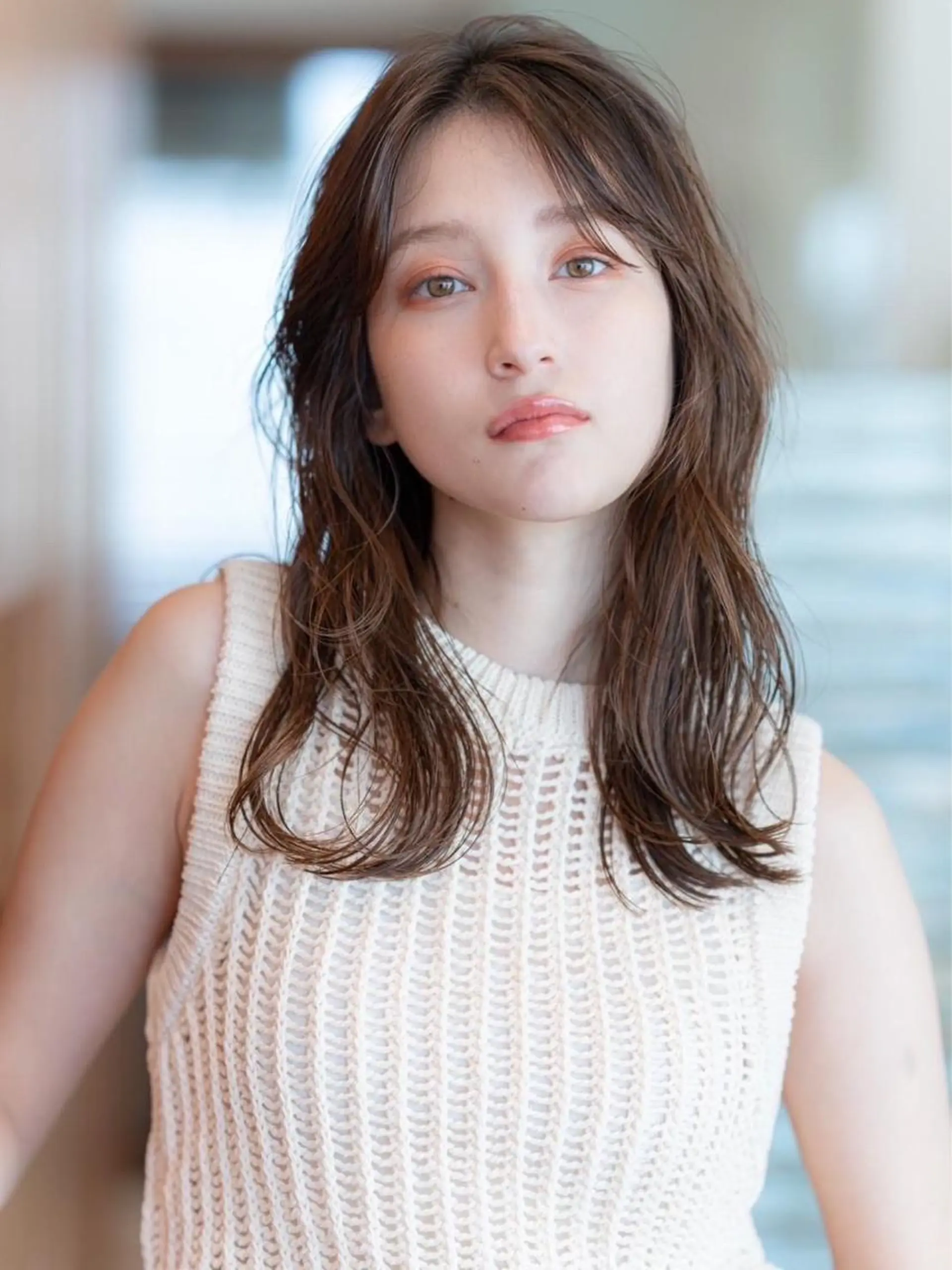 セミロング 岐阜駅/問屋町/玉宮 ショート/KAZÜのヘアスタイル