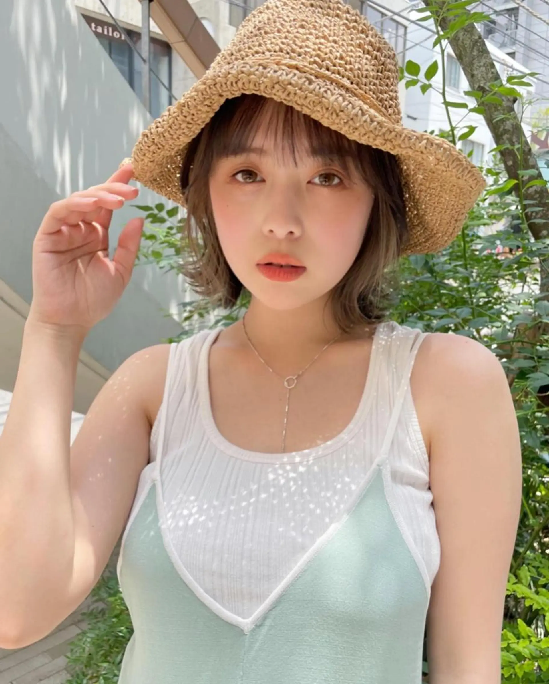 ミディアム カラー ヘアアレンジ ベージュカラー グレージュ ハイライトカラー インナーカラー ミルクティーベージュ 韓国/髪質改善💘 櫻井かれんのヘアスタイル