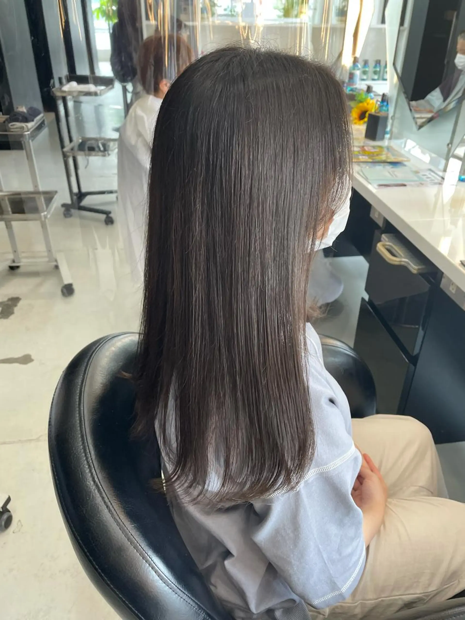 ロング カラー アッシュ 町田エリアＮｏ．１/ パーマ特化/太田京希のヘアスタイル