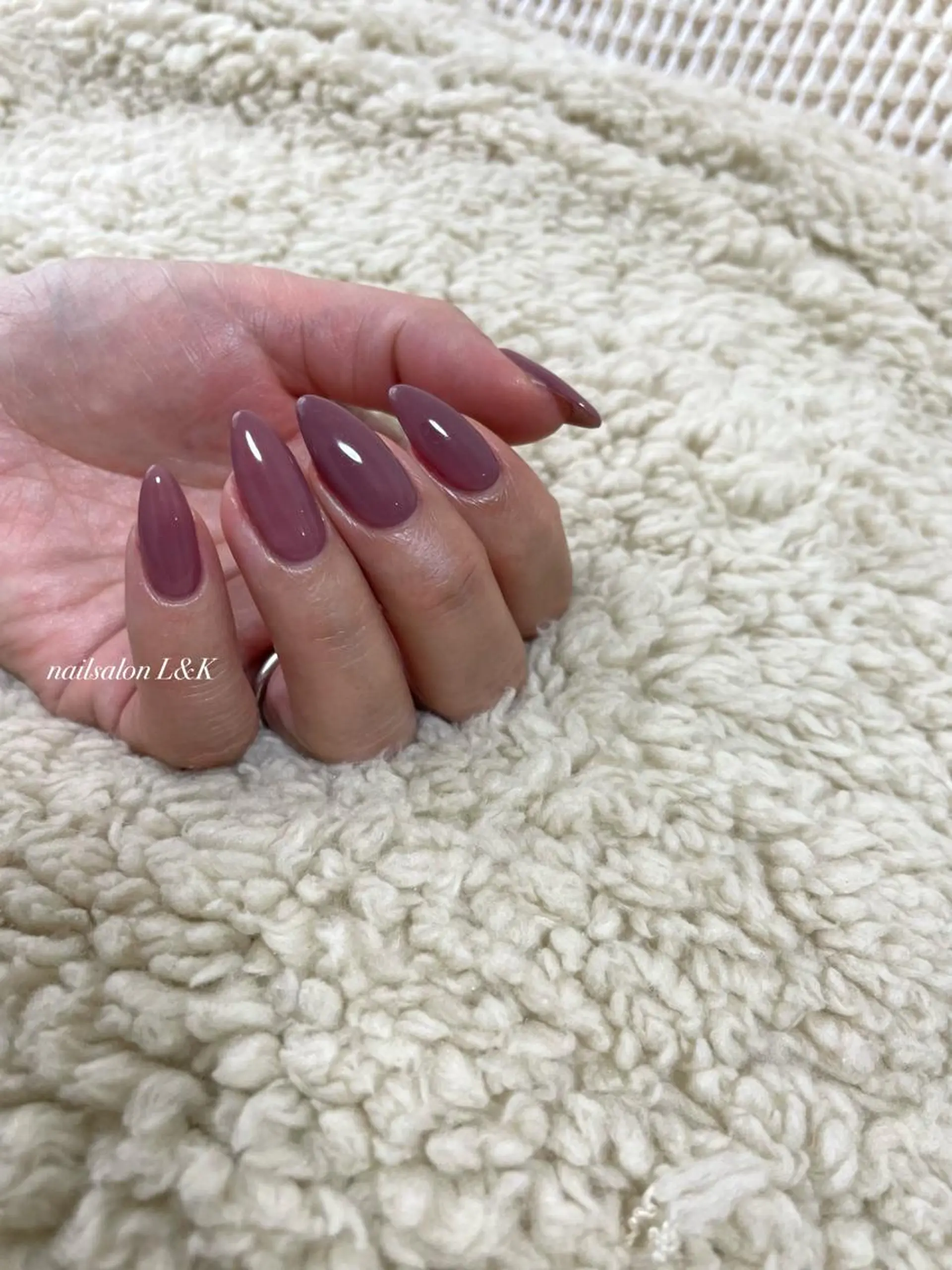 ネイル ワンカラーネイル nailsalon L&Kのネイルデザイン