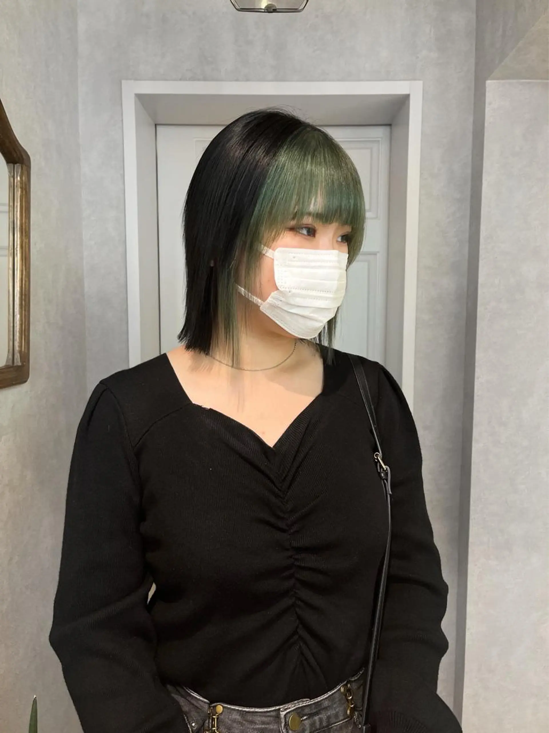 ショート カラー ミント ミントグリーン behov所属・柔らかカラー 🤎Tsubasaのヘアスタイル