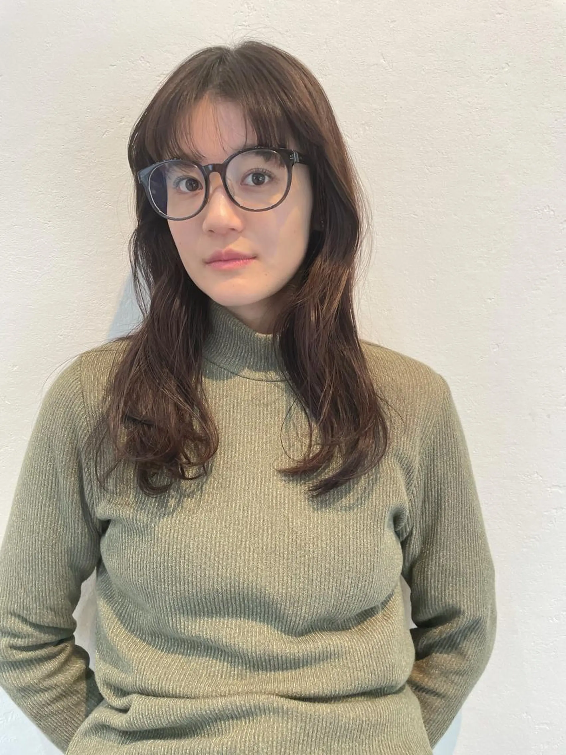 セミロング カラー SALOWIN下北沢所属・hazuki 🌝のヘアスタイル