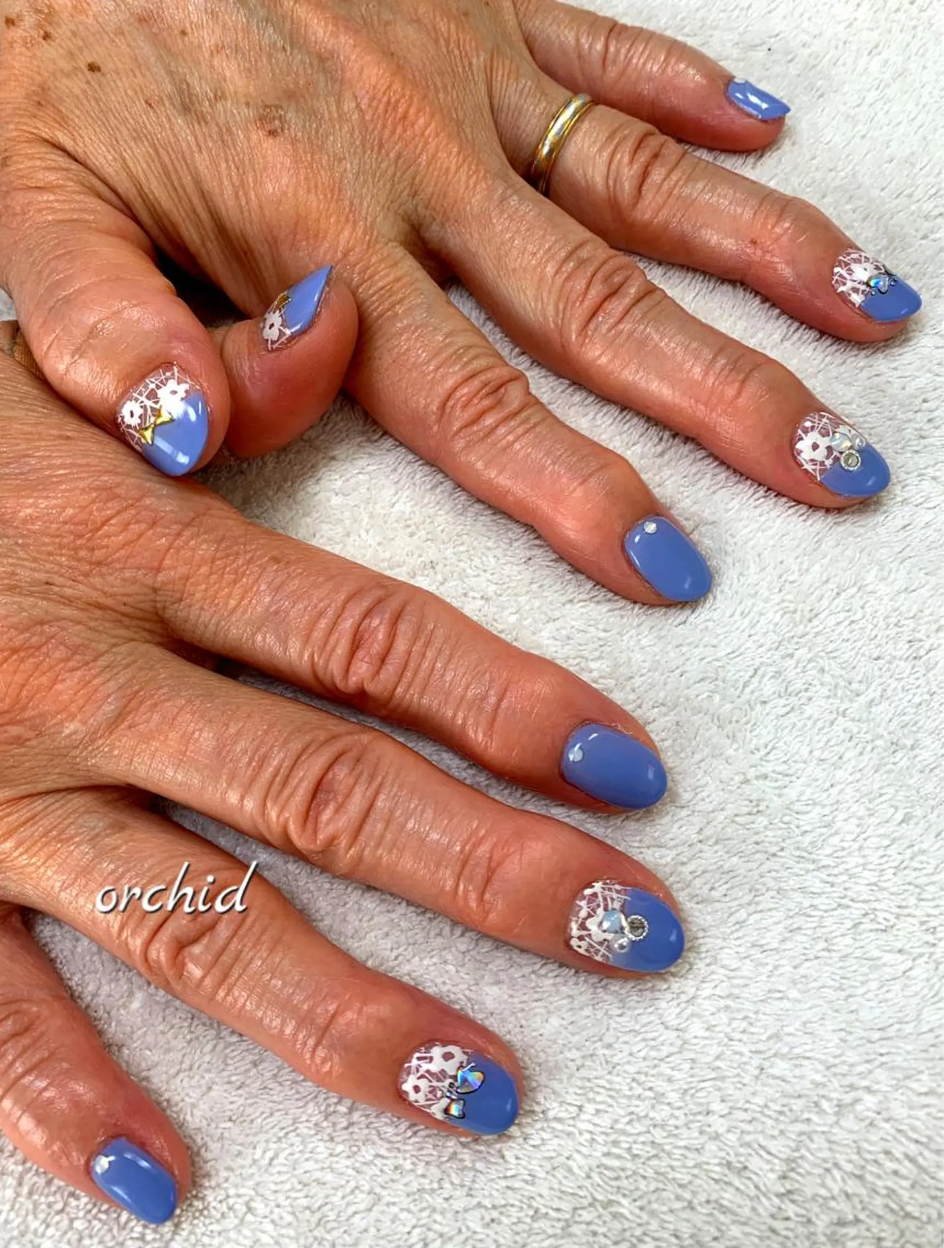 ネイル レース orchid ♡オーキッドのネイルデザイン