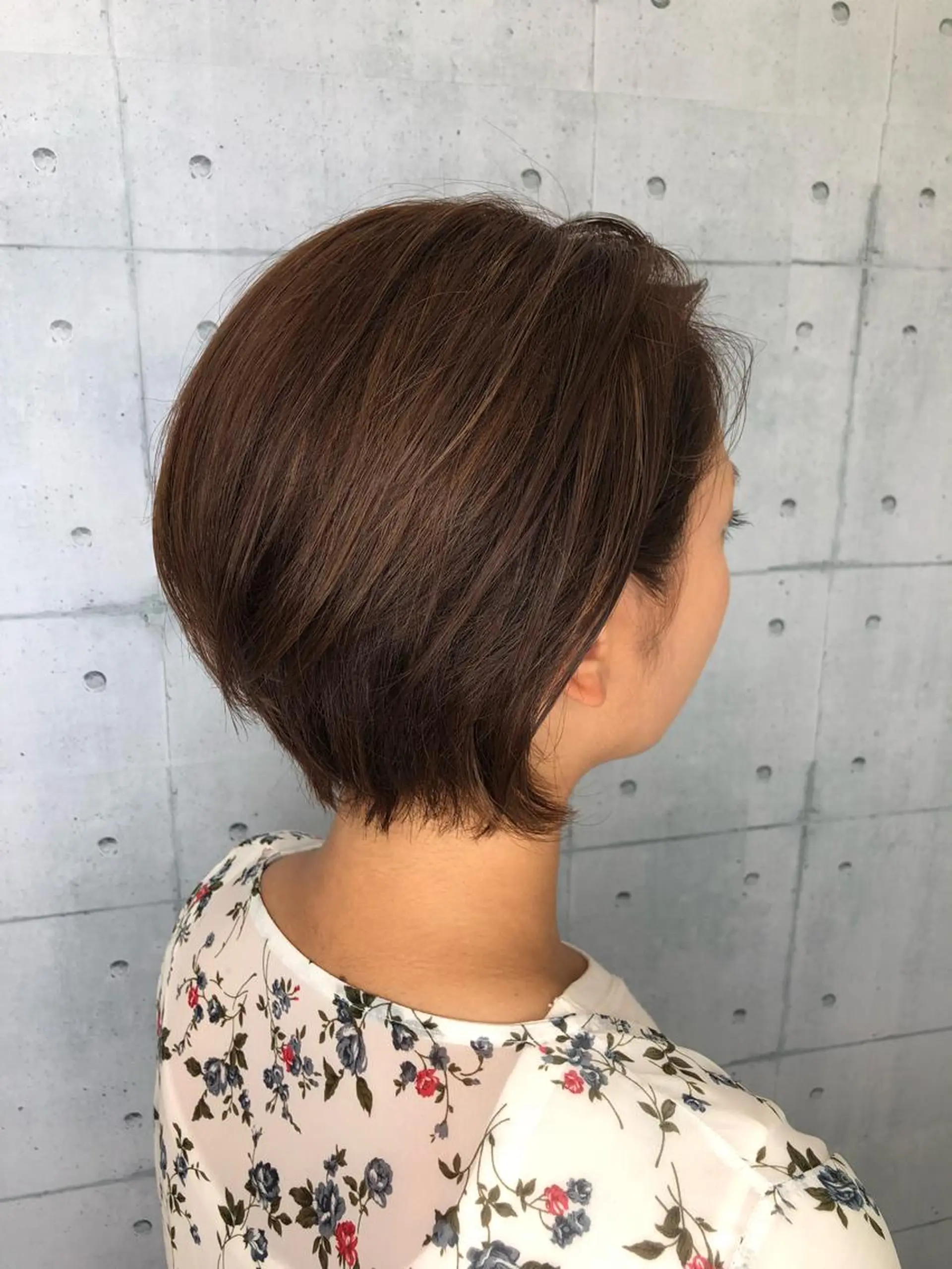 ショート カラー カット ヘアカラー 金沢 広美のヘアスタイル
