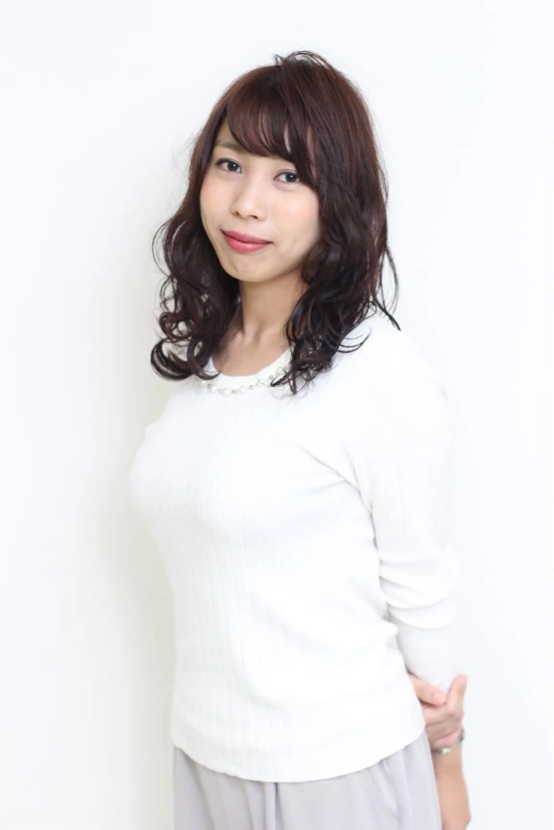 セミロング パーマ カット パーマ 中林 由佳のヘアスタイル