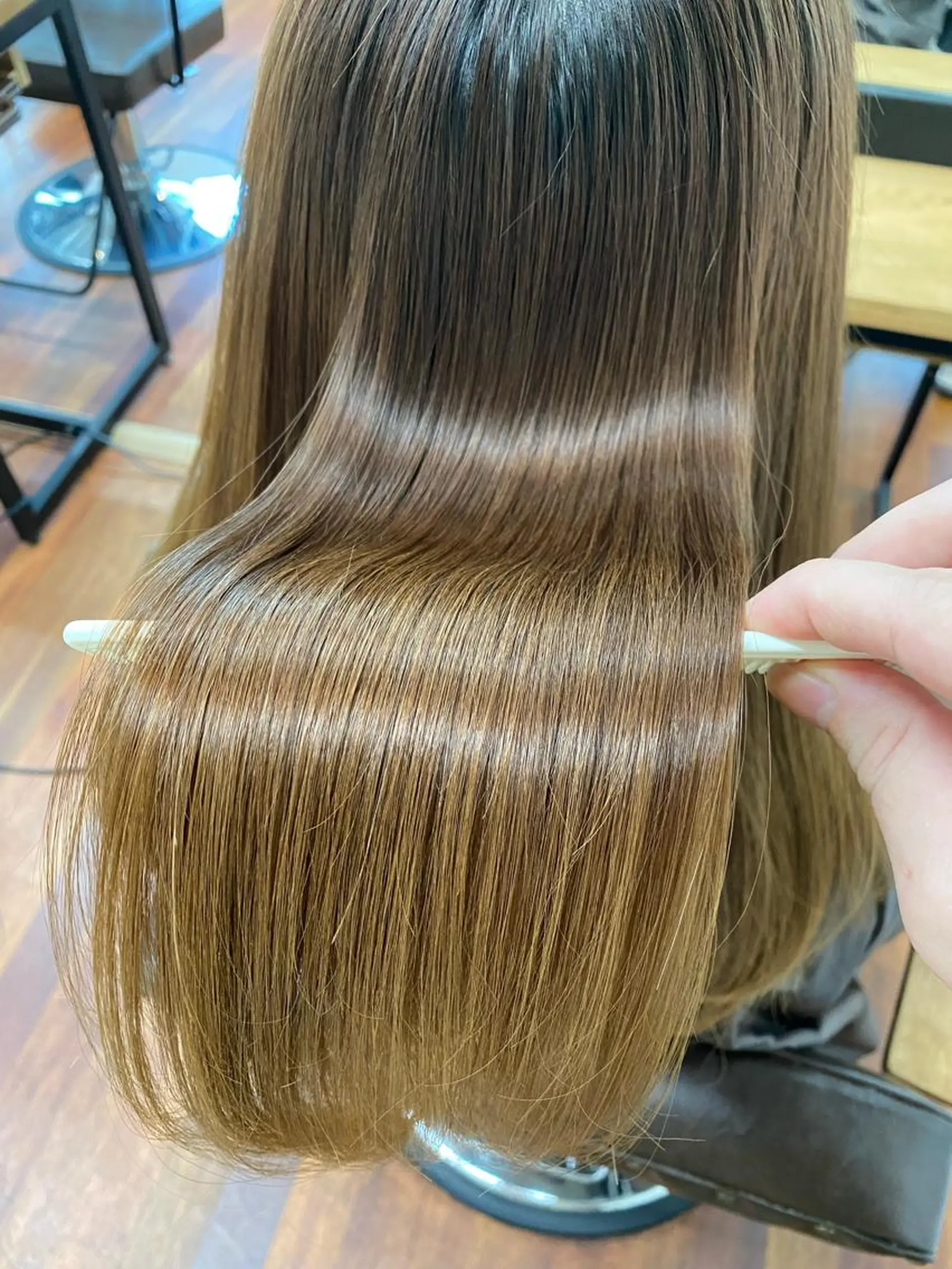 ロング 髪質改善 GRANLUSSO 岡山駅前 ビックカメラ5階所属・岡本 智次のヘアスタイル