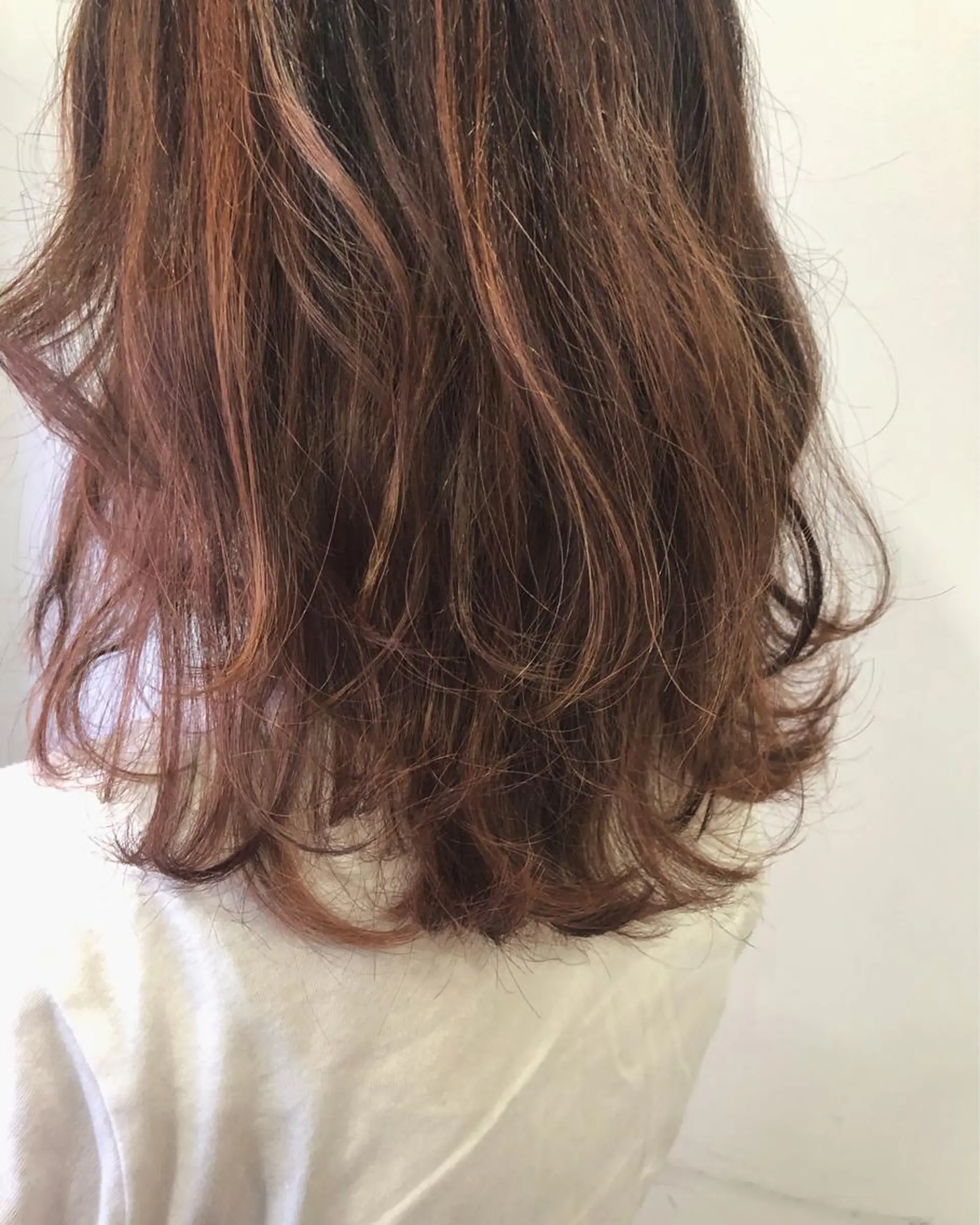 ミディアム カラー hina☺︎ 髪質改善/ストレートのヘアスタイル