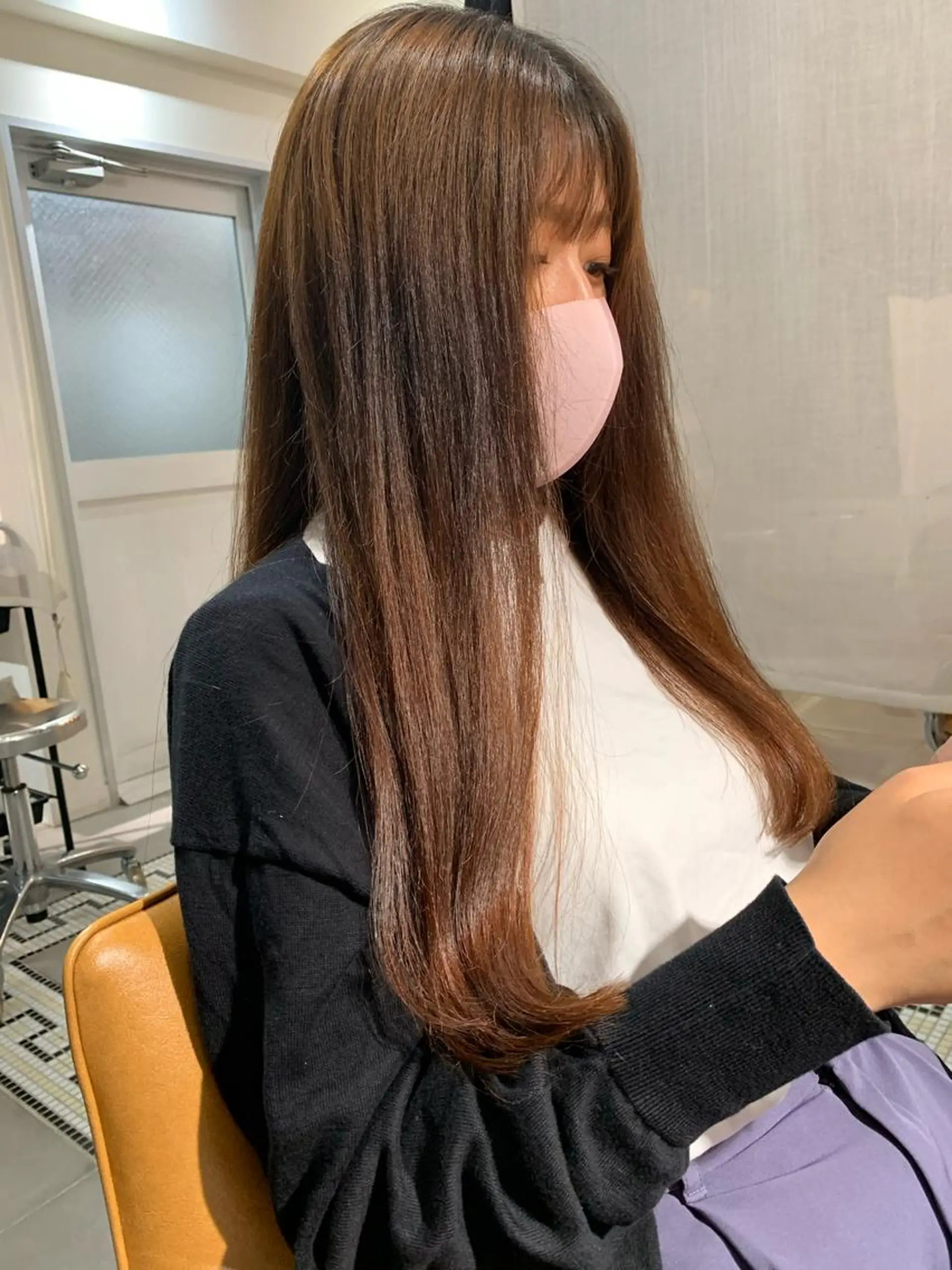 ロング レイヤーカット レイヤーカット ✨️奥田良太✨️のヘアスタイル