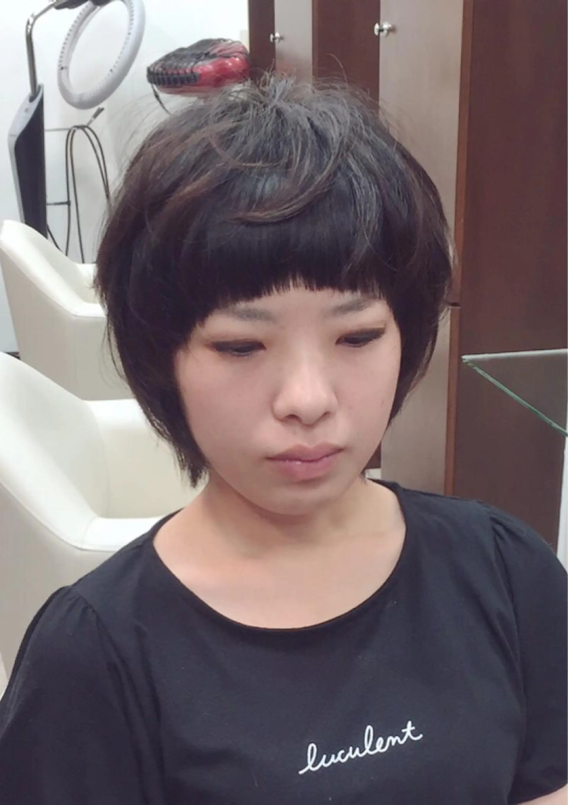 ショート ミディアム セミロング ロング カラー パーマ ヘアアレンジ メンズ キッズ ネイル まつエク Leyシェアサロン所属・Ken ドライカット ✂️髪質改善のヘアスタイル