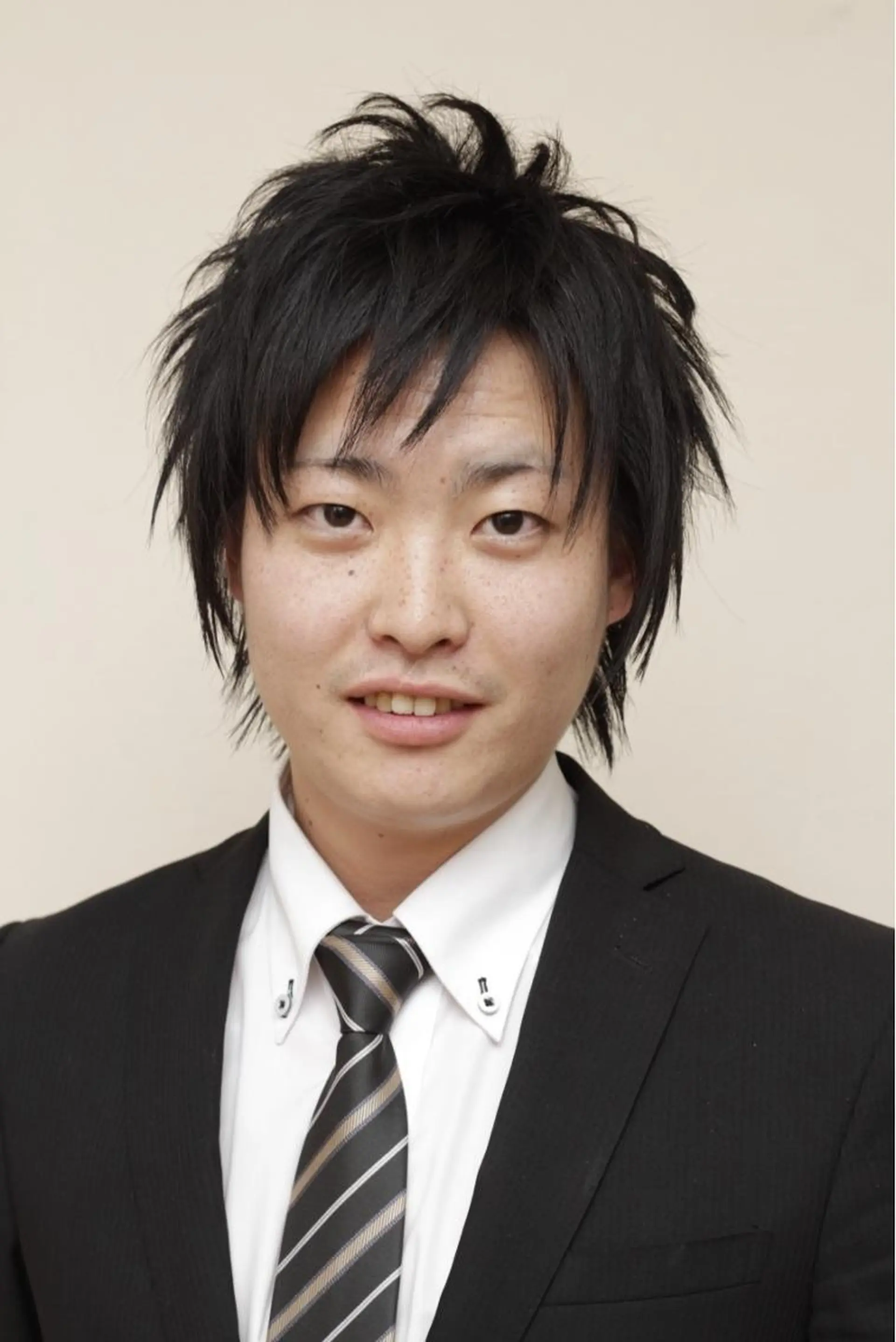 ミディアム カラー パーマ メンズ 透明感カラー 小顔カット ✨hair make flencia✂️✨のヘアスタイル