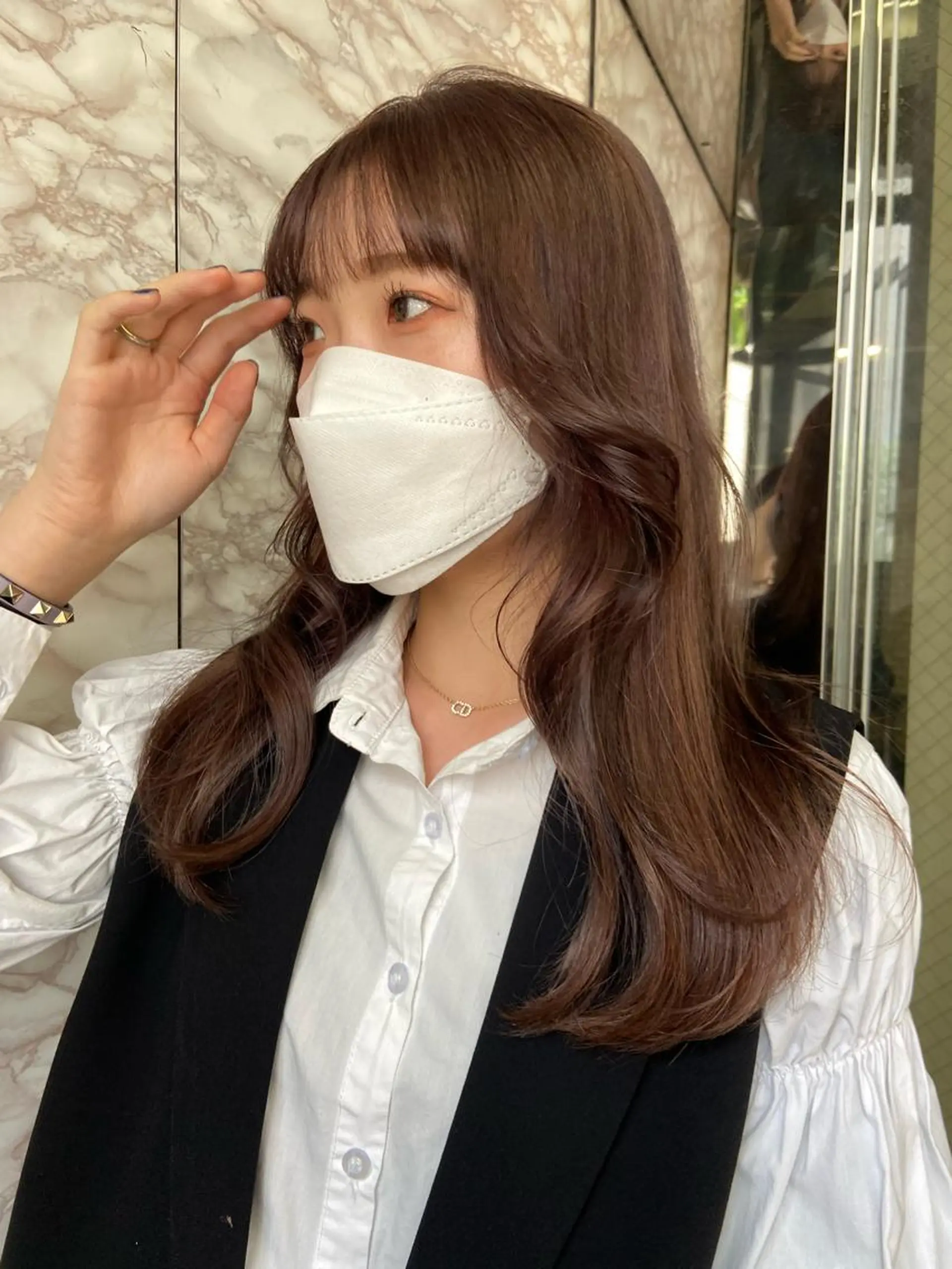 ロング カラー 地毛風艶カラー🌿 喜多夏海のヘアスタイル