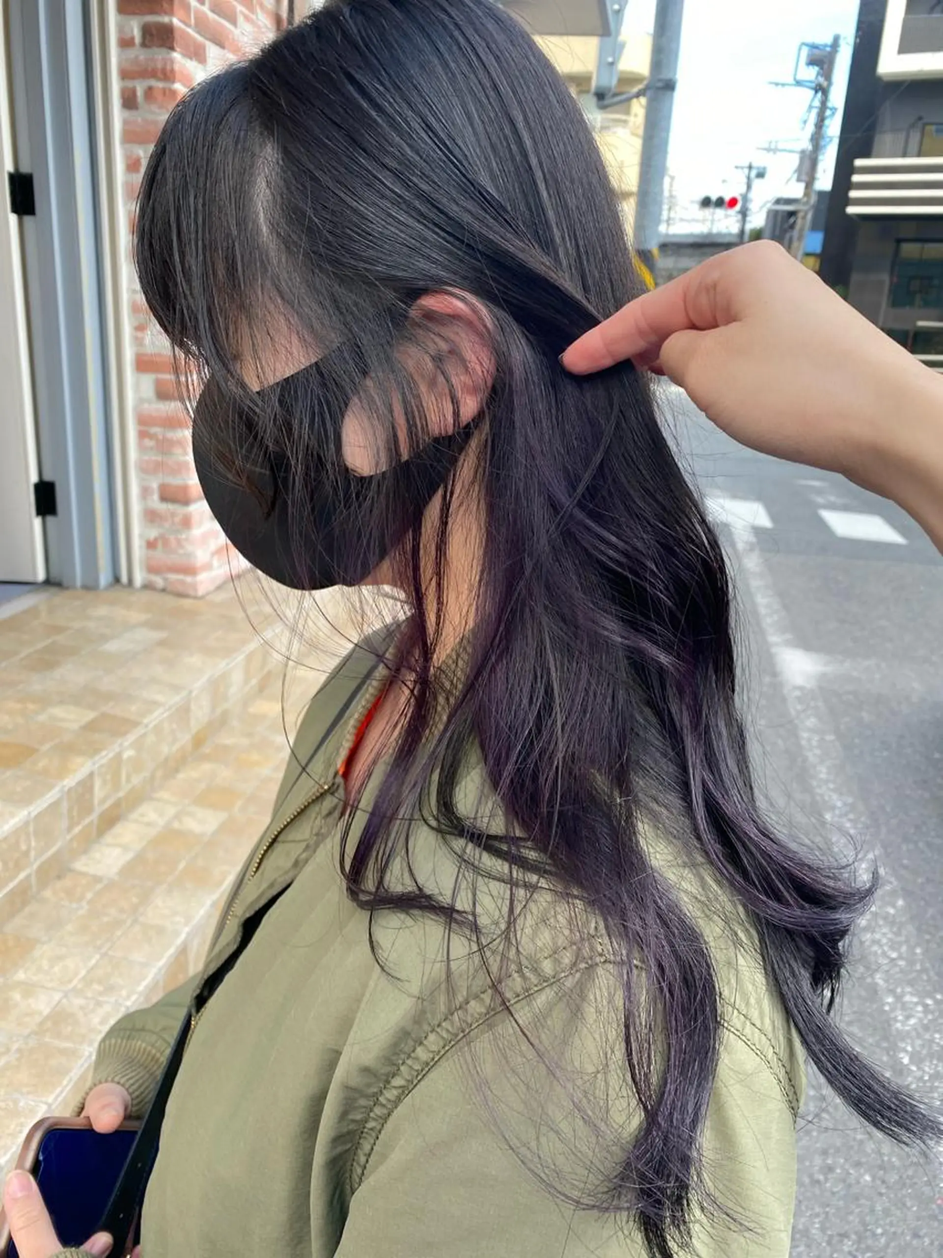 ロング カラー 関口 桃花🌷 暖色カラーのヘアスタイル