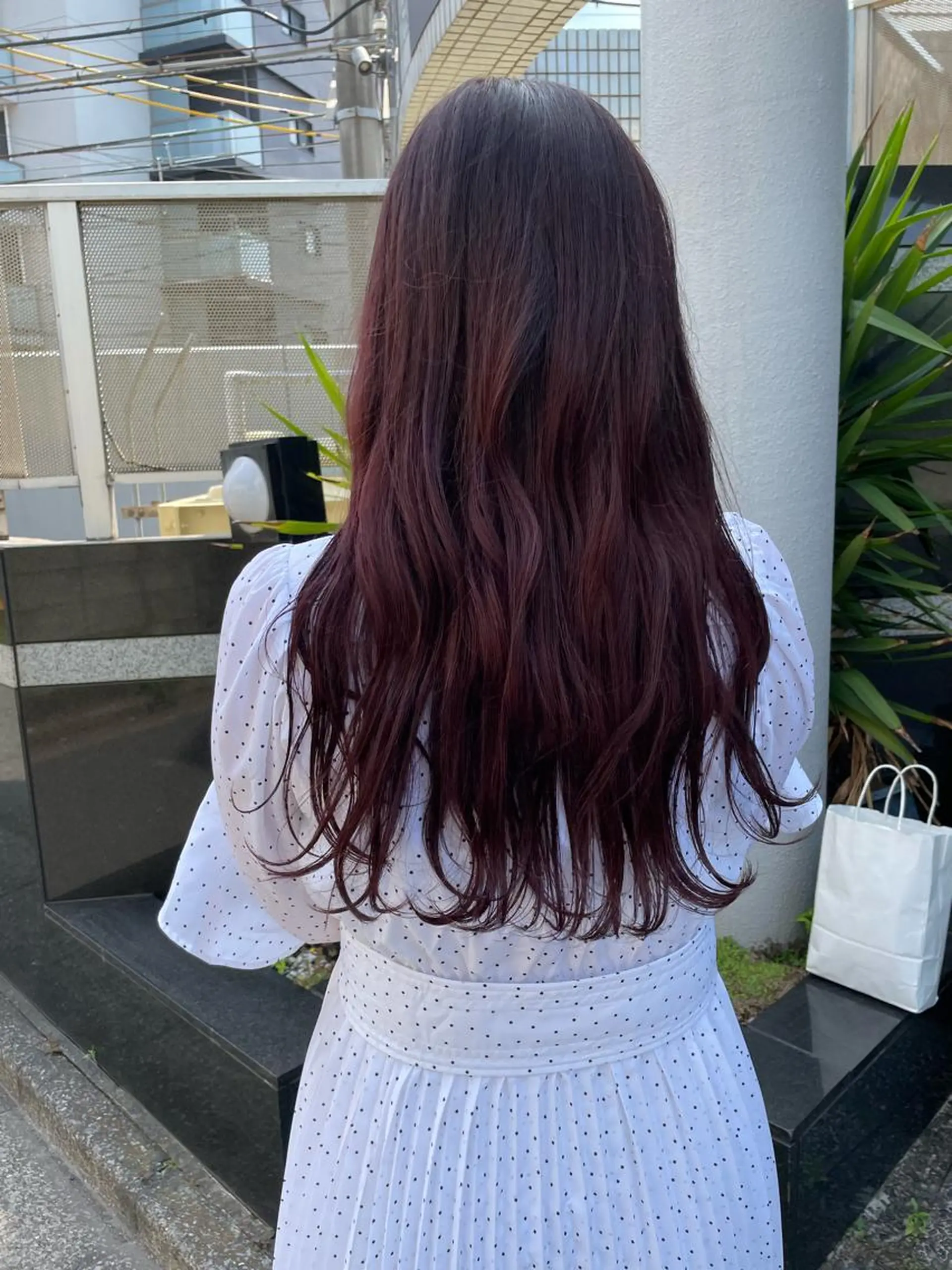 カラー ブリーチ ブラウンカラー ブリーチなしカラー ピンクカラー ピンクパープル カット ヘアカラー トリートメント fit/ madokaのヘアスタイル