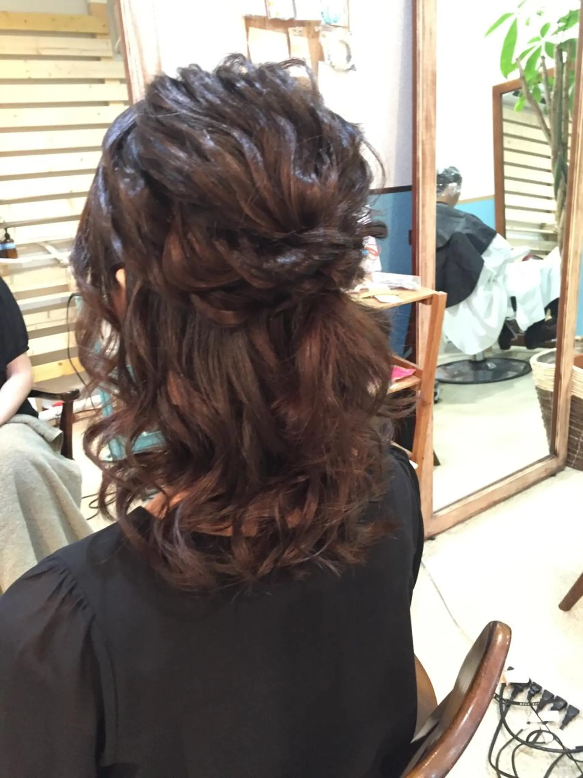 ショート ミディアム セミロング ヘアアレンジ ハーフアップ ヘアセット/卒業式 袴着付け✨清水玲歌のヘアスタイル