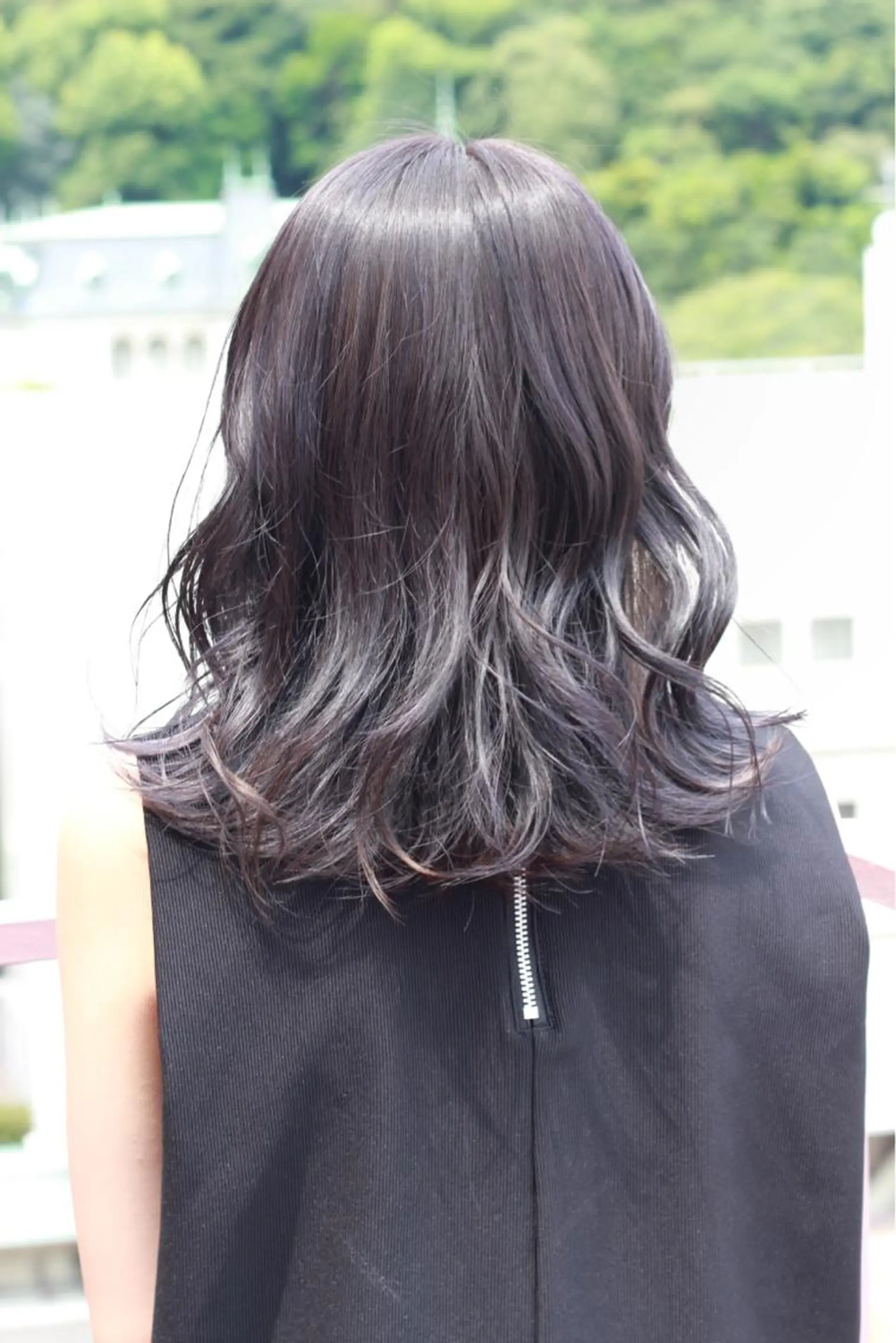 セミロング カラー アッシュ ラベンダーカラー ラベンダーアッシュ カット ヘアカラー Viage （ビアージュ）のヘアスタイル