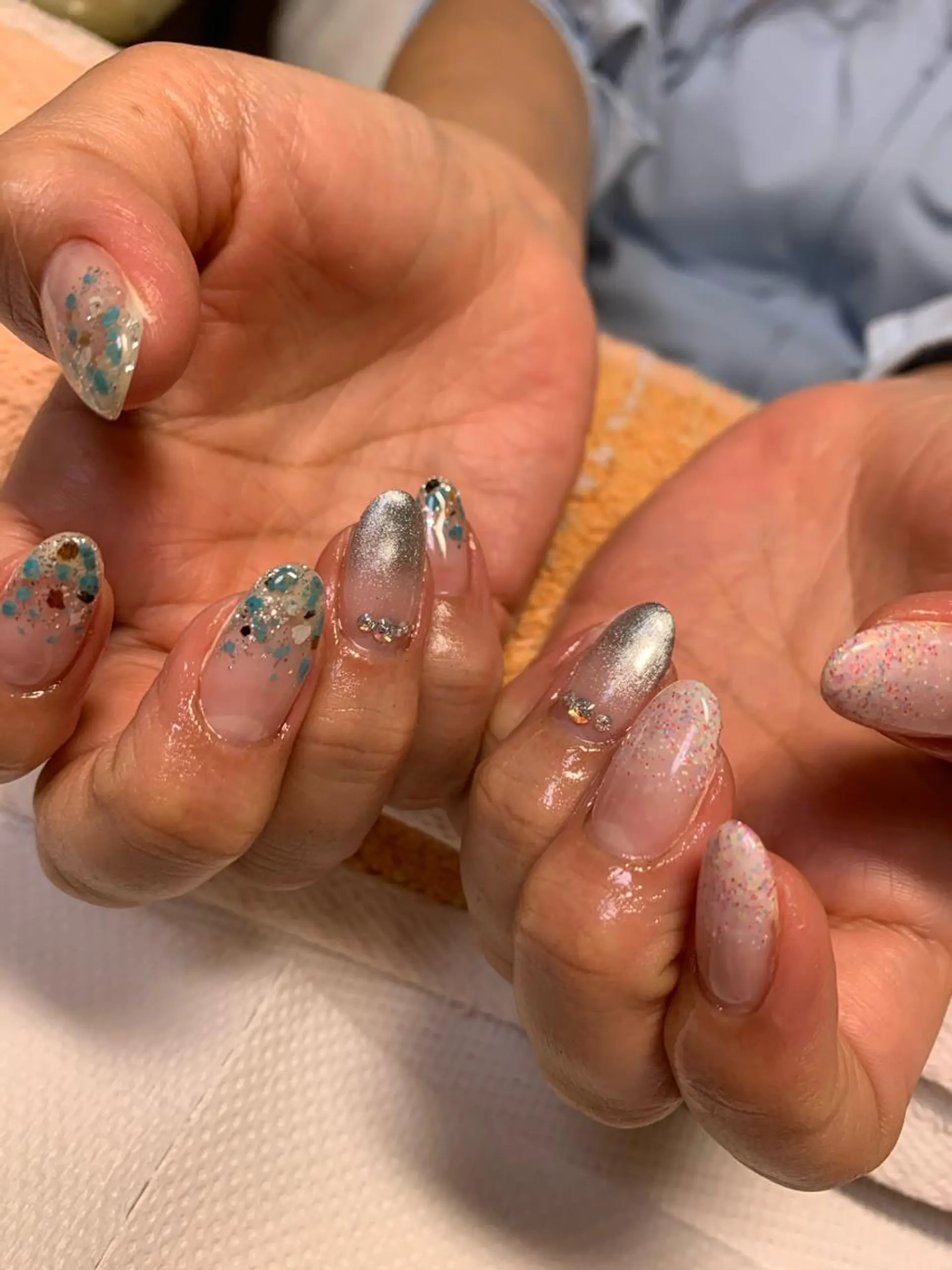 ネイル rukianail 新里のネイルデザイン