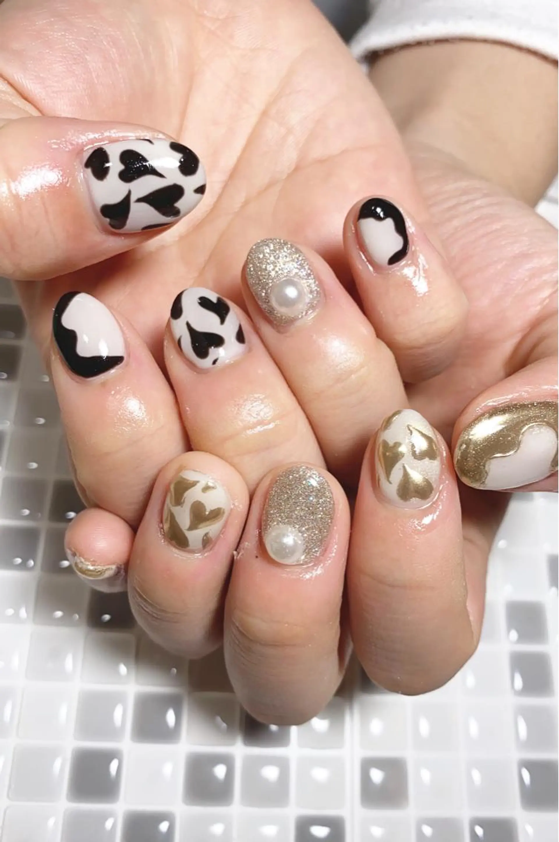 ネイル ハート ♡Nailist yui♡のネイルデザイン