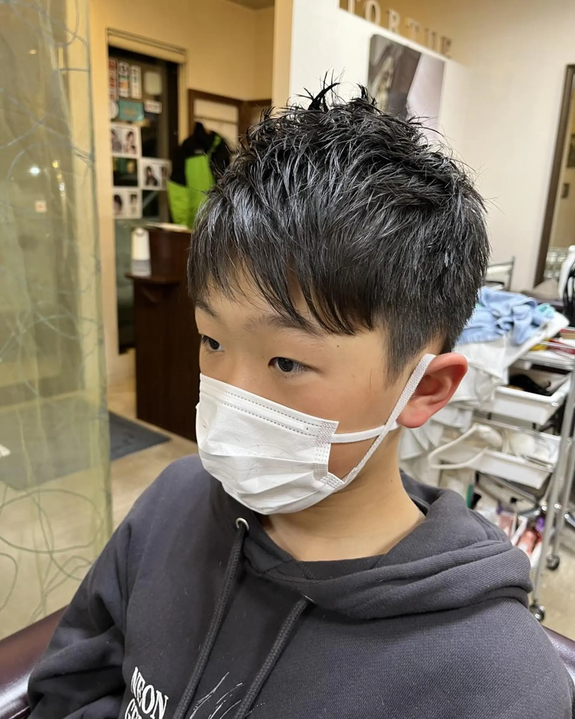 メンズ 刈り上げ メンズベリーショート 澤崎 希望のヘアスタイル