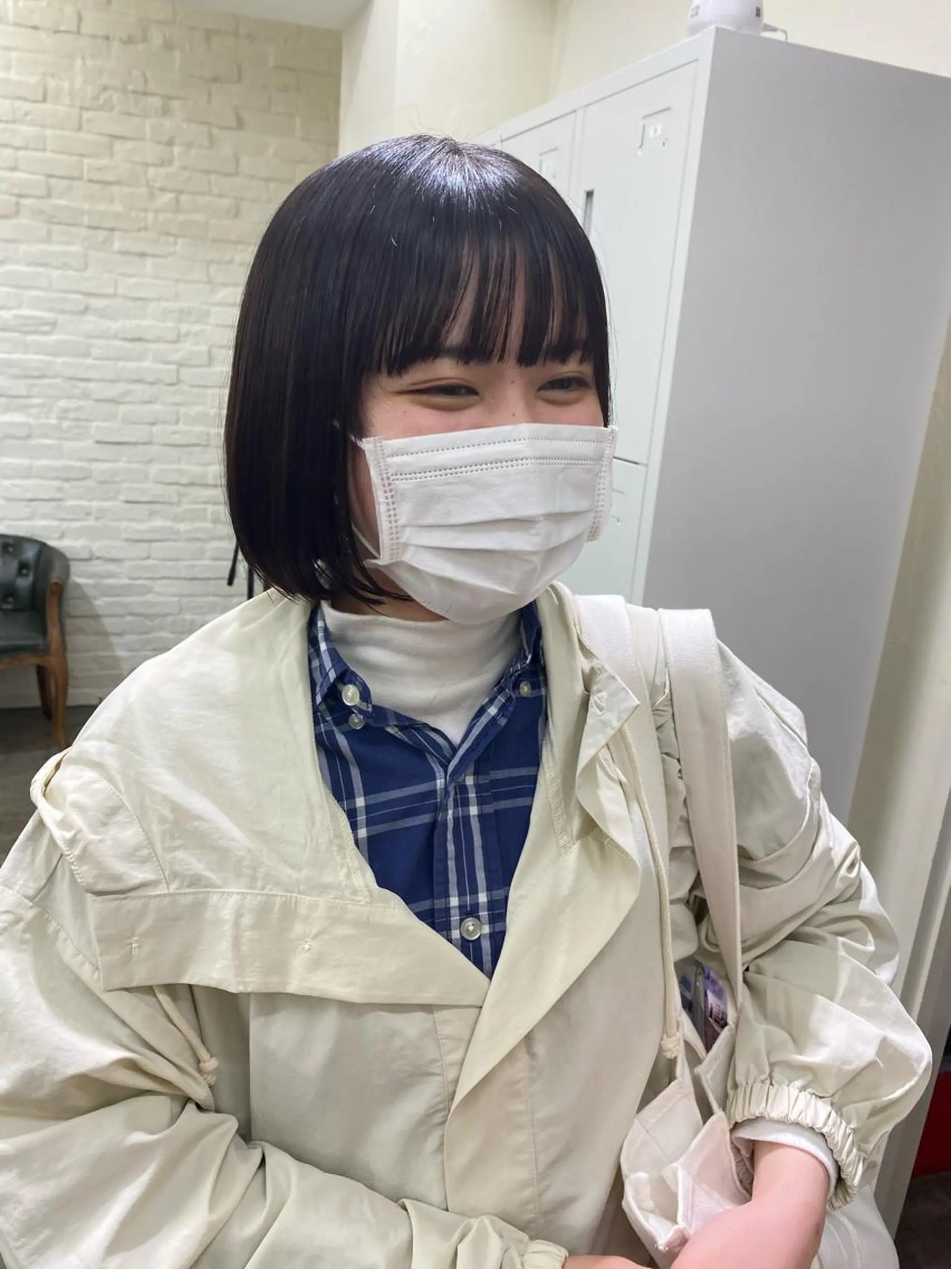 ショート カラー 縮毛矯正 ウルフ/レイヤー /パーマ　ナユタのヘアスタイル