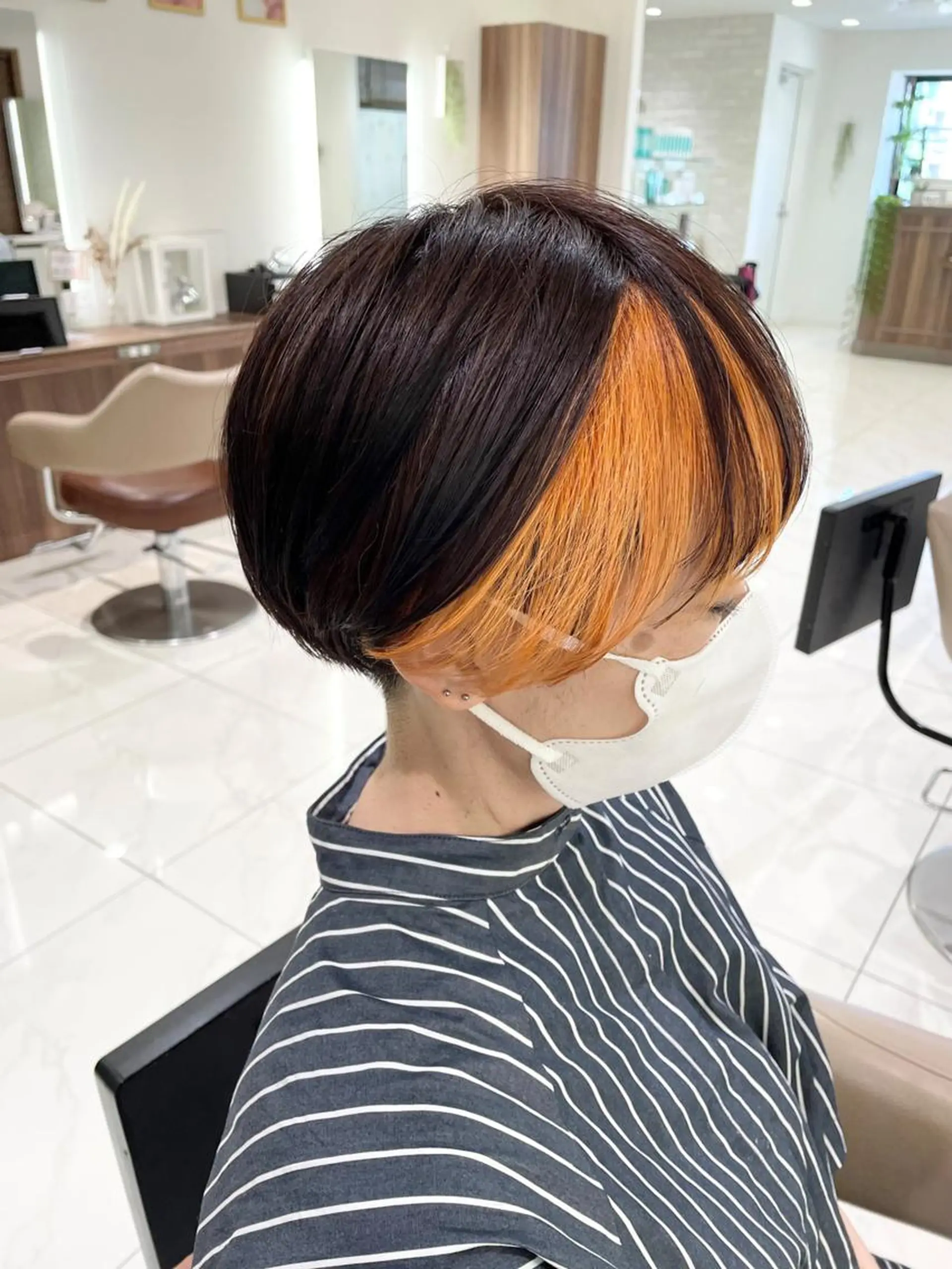 ショート ミストバング ＡＳＨ 大宮のヘアスタイル