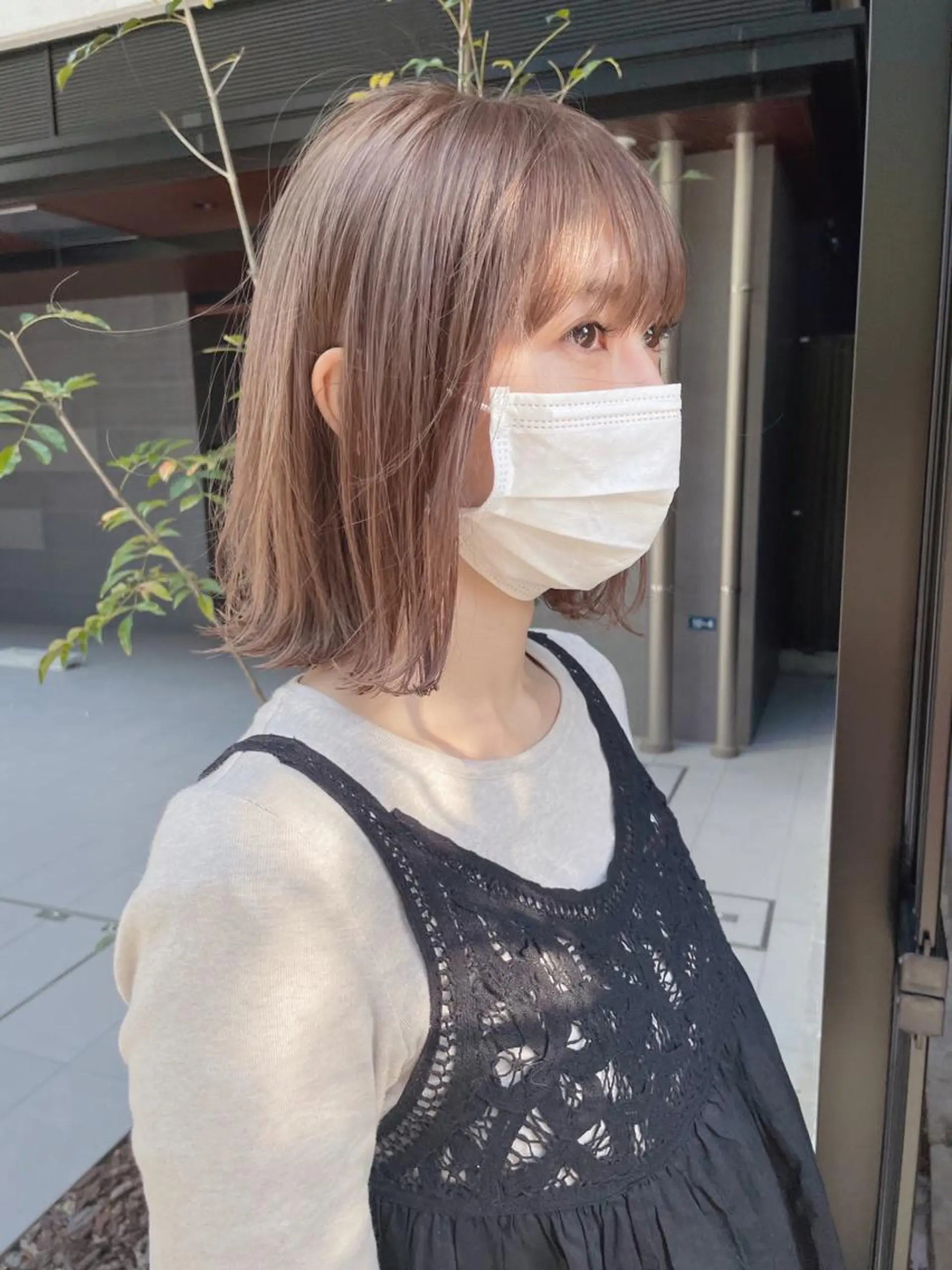 ミディアム カット ヘアカラー トリートメント ボブ/レイヤー 🌟梅田盛一🌟のヘアスタイル