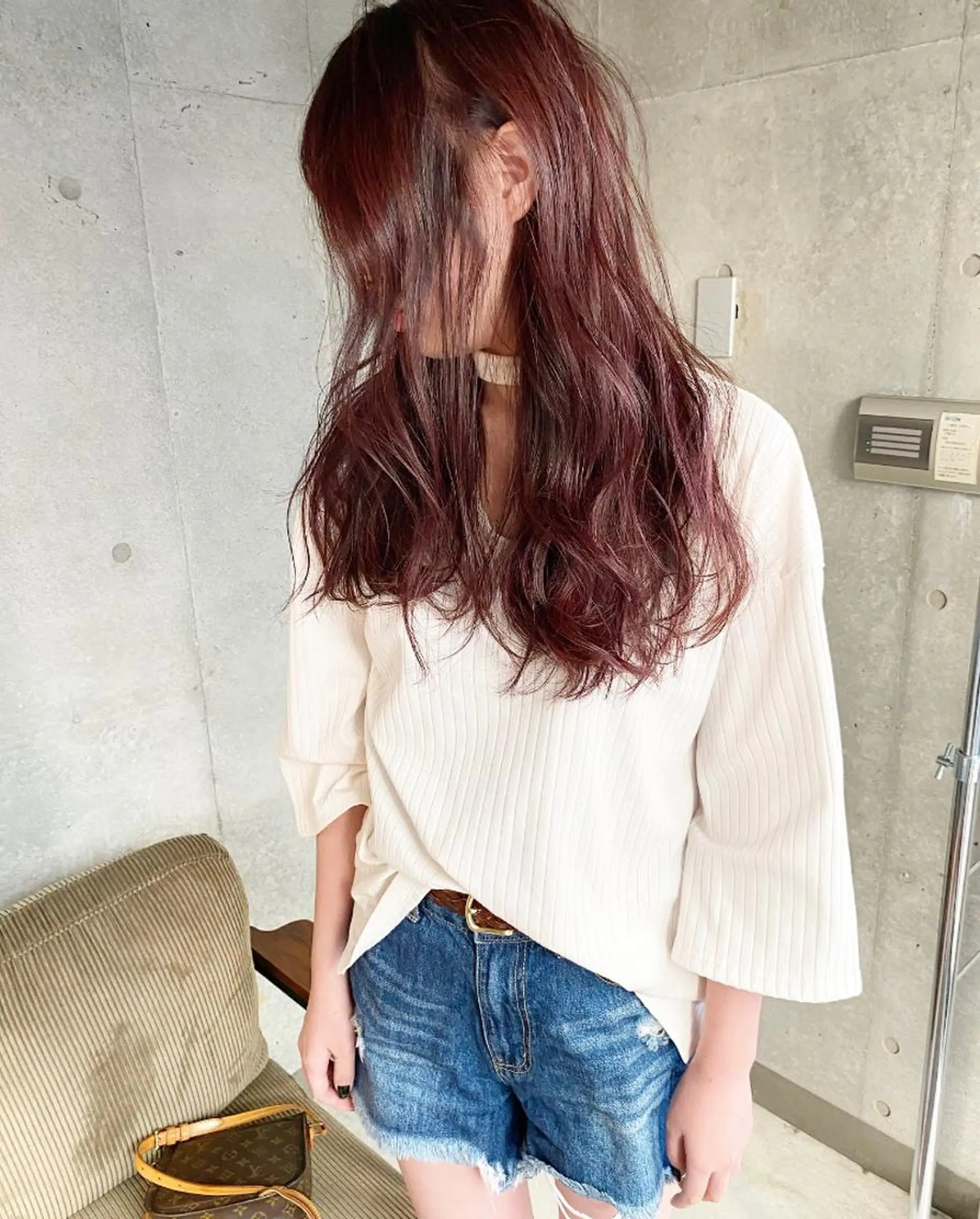 ロング カラー ヘアアレンジ branch by suri-ru所属・branch 中原のヘアスタイル