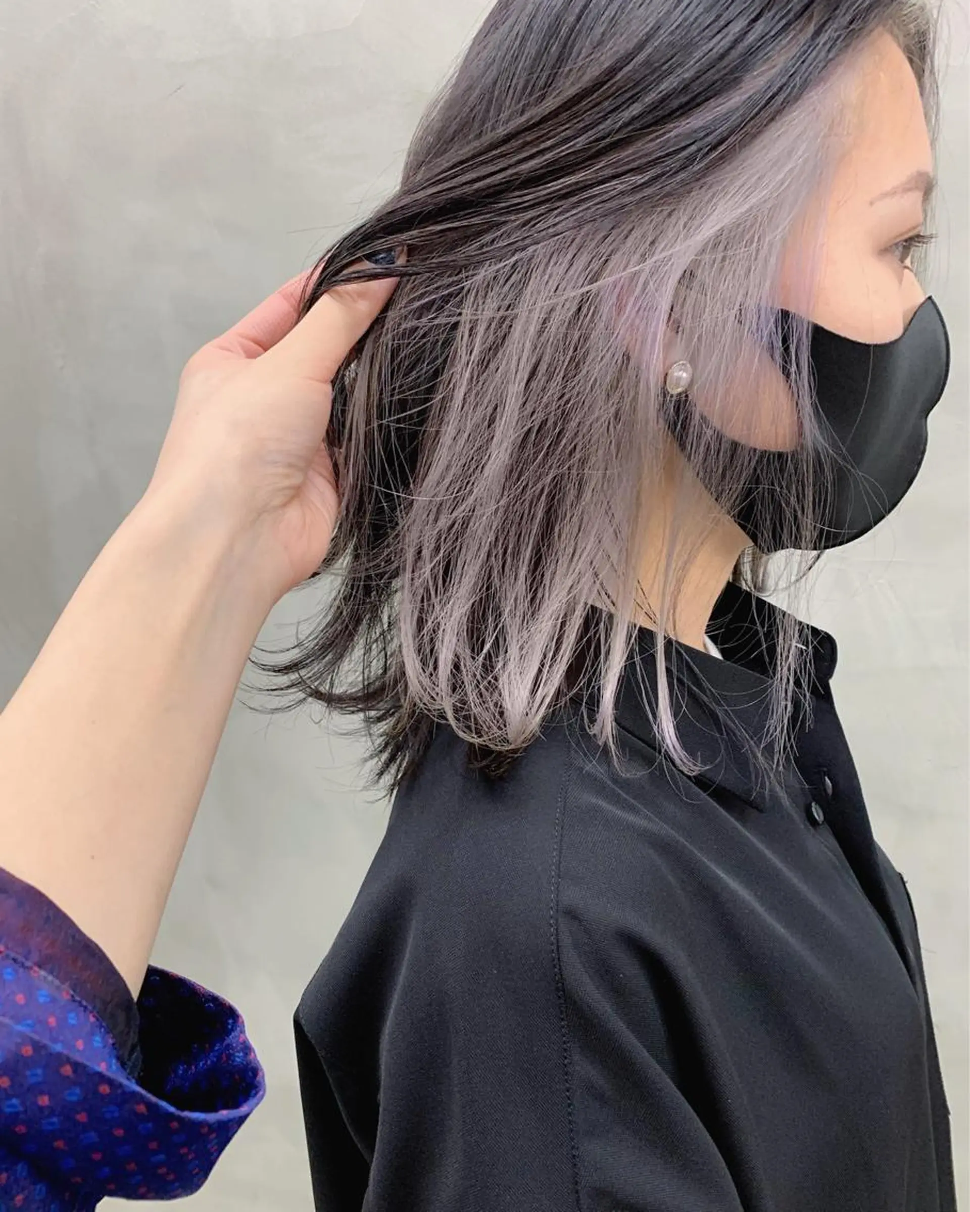 ミディアム カラー ブームボックス所属・🐝ハイトーンカラー hachi🐝のヘアスタイル