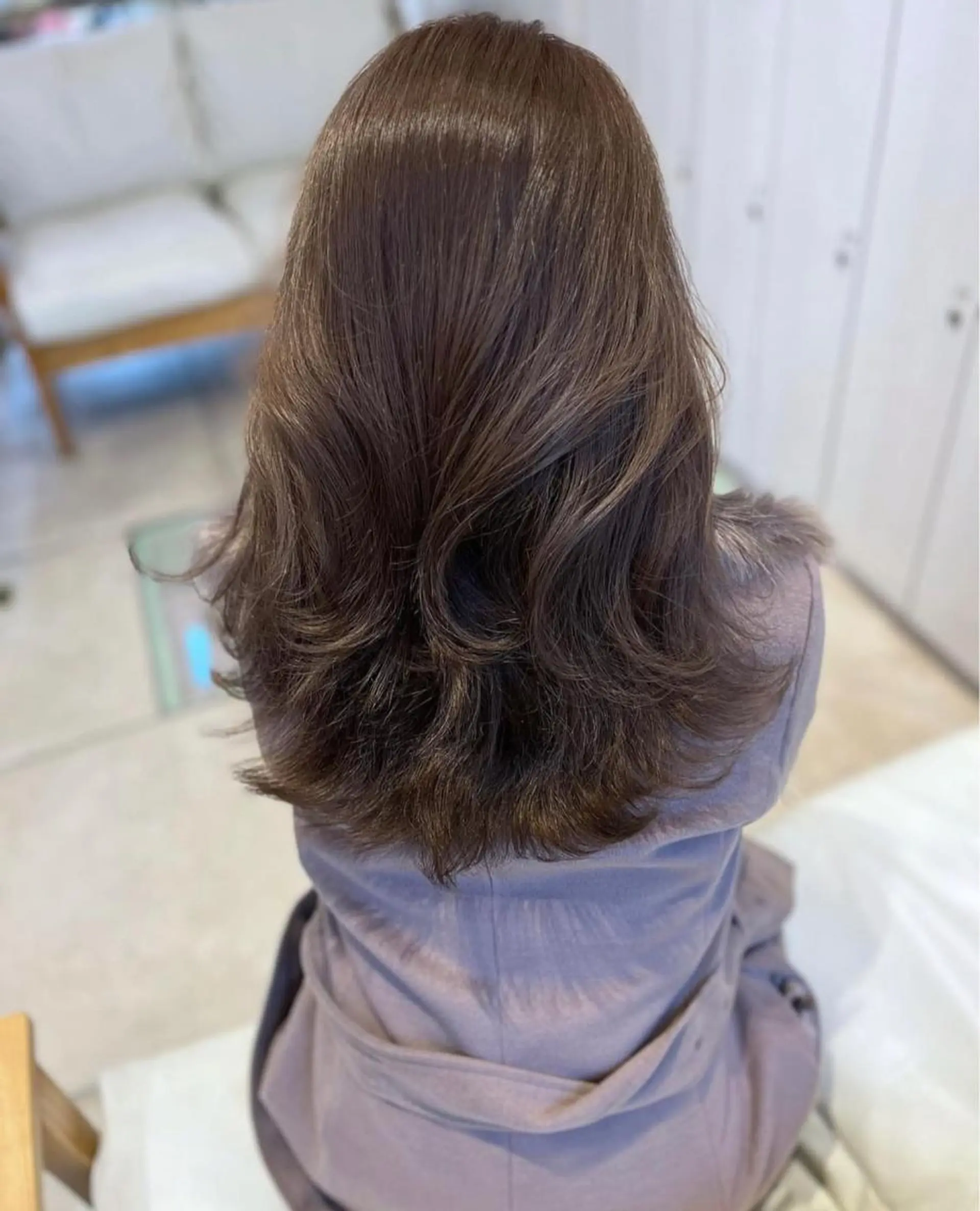 ミディアム レイヤーカット オーロ千里山所属・オーロ千里山店 /KAITOのヘアスタイル
