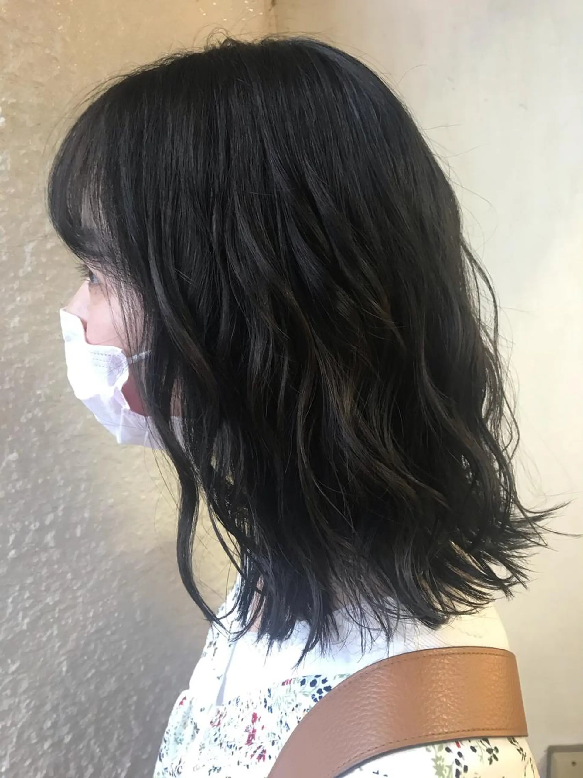 ミディアム カラー ボブ/インナーカラー /眉毛/Miyuのヘアスタイル