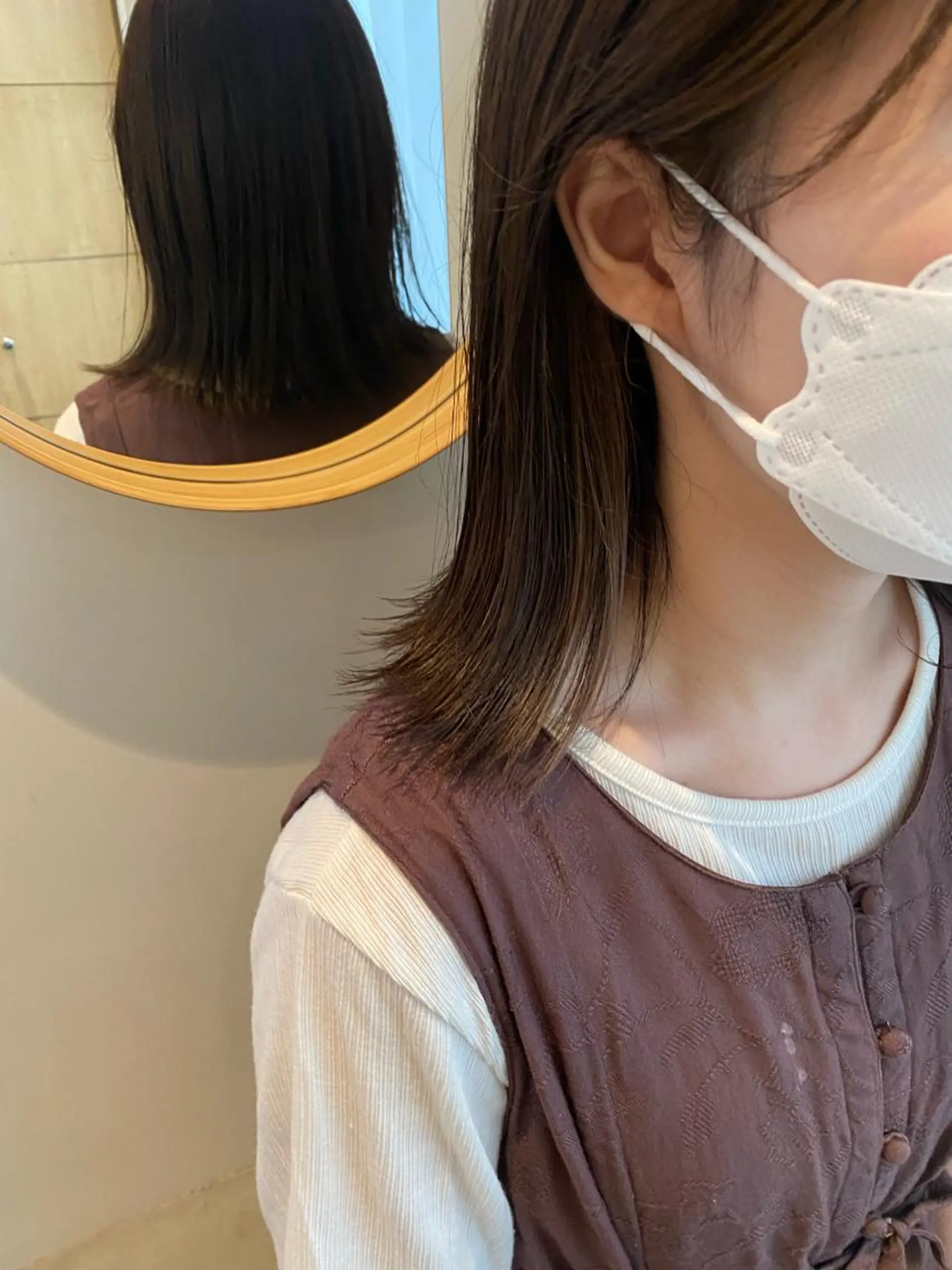 ミディアム カラー ヘアアレンジ Nancy所属・束感まつげ❤︎ あみのマツエク・マツパデザイン