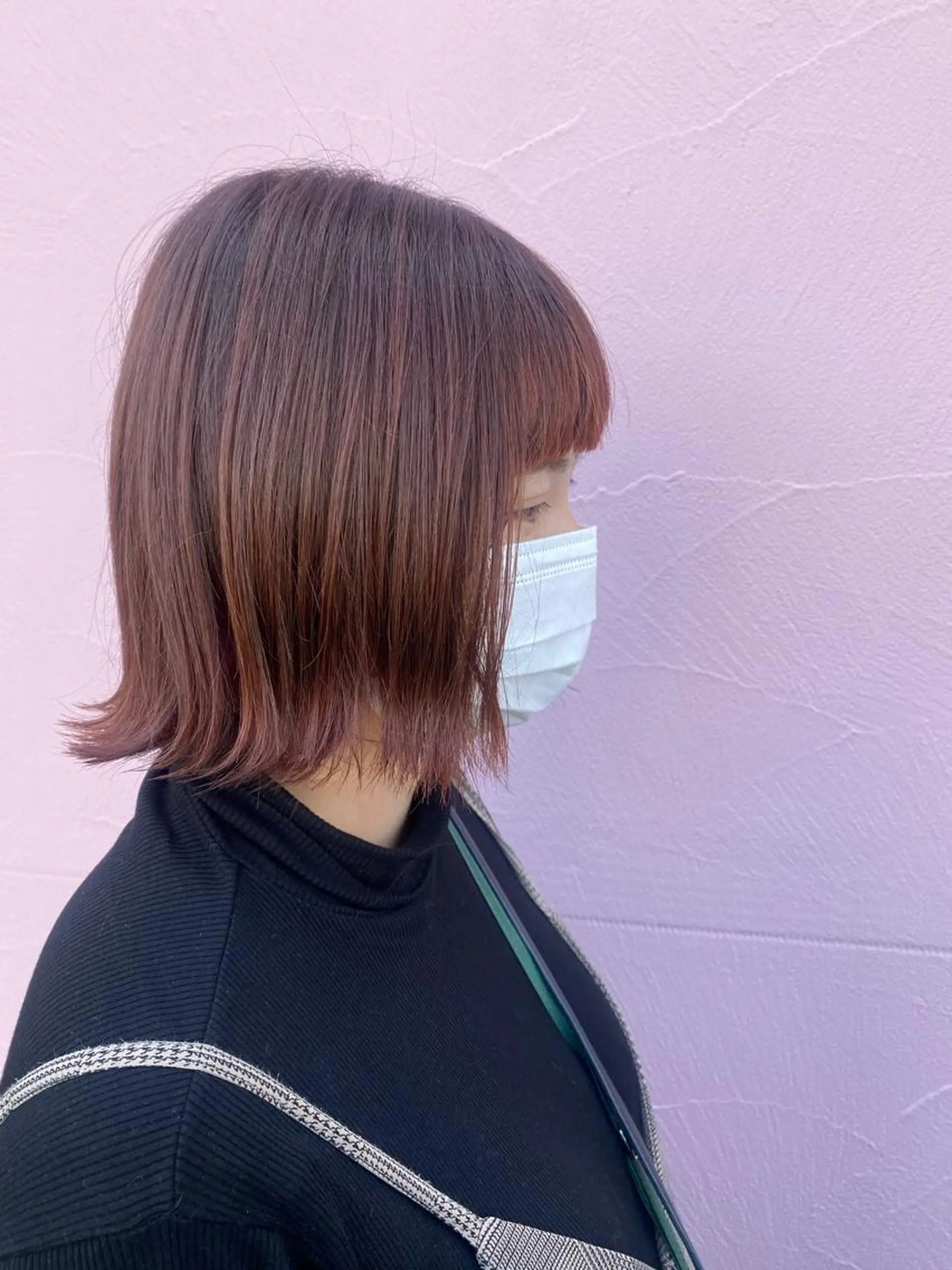 ショート カラー ヘアアレンジ 切りっぱなしボブ ショートボブ 黒髪 ブリーチ ブルーカラー 理想実現/ カラー特化🧸こころのヘアスタイル