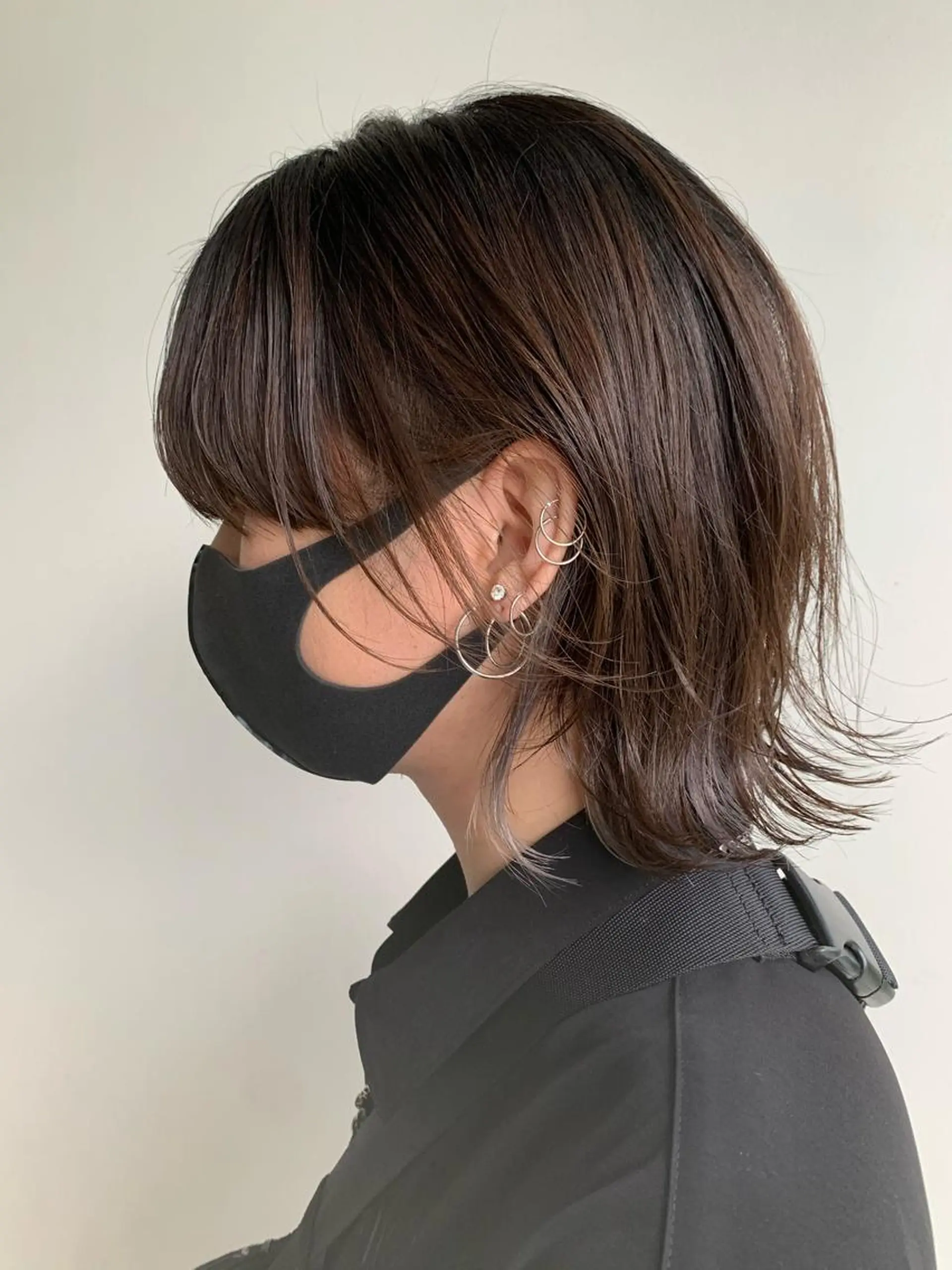 ミディアム カラー カット ヘアカラー トリートメント ally hairsalon所属・Emi .のヘアスタイル