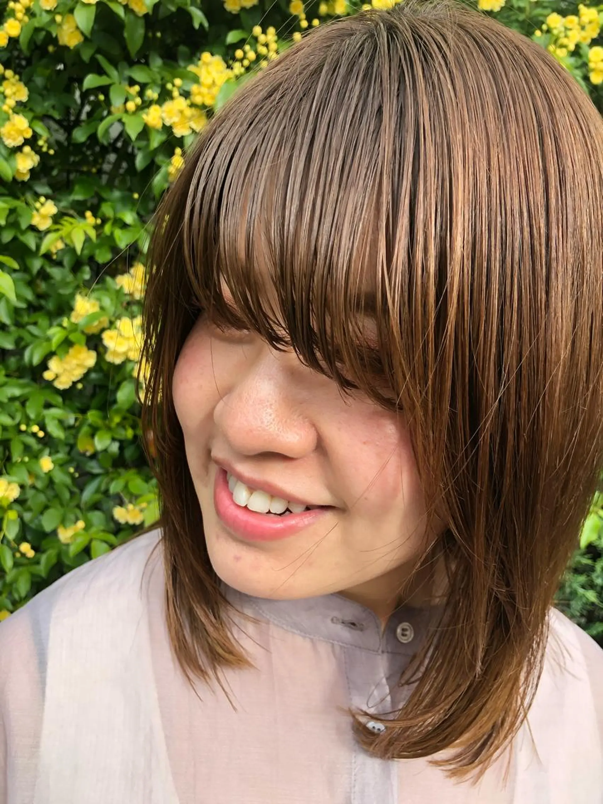 ミディアム 縮毛矯正 [仙台髪質改善]小原 弘之のヘアスタイル