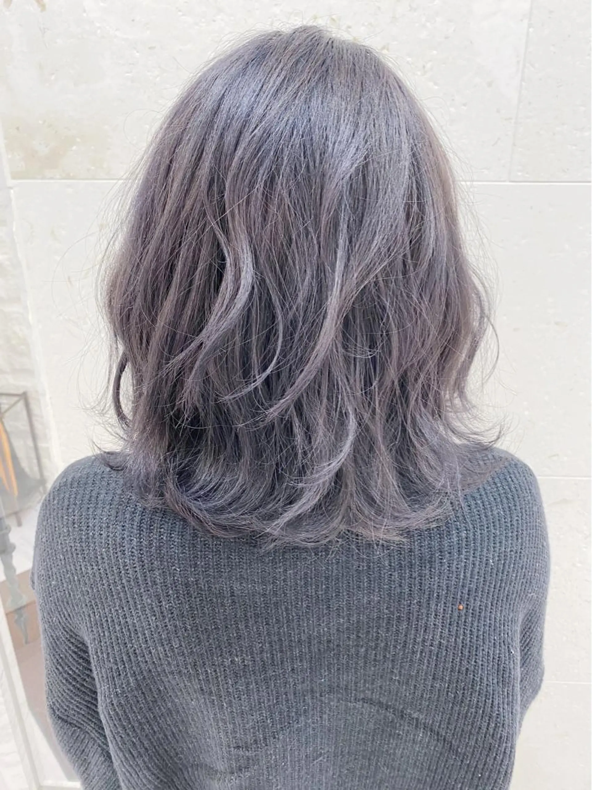 ミディアム カラー アディクシーカラー ブリーチ shanti 渡辺新也✂️のヘアスタイル