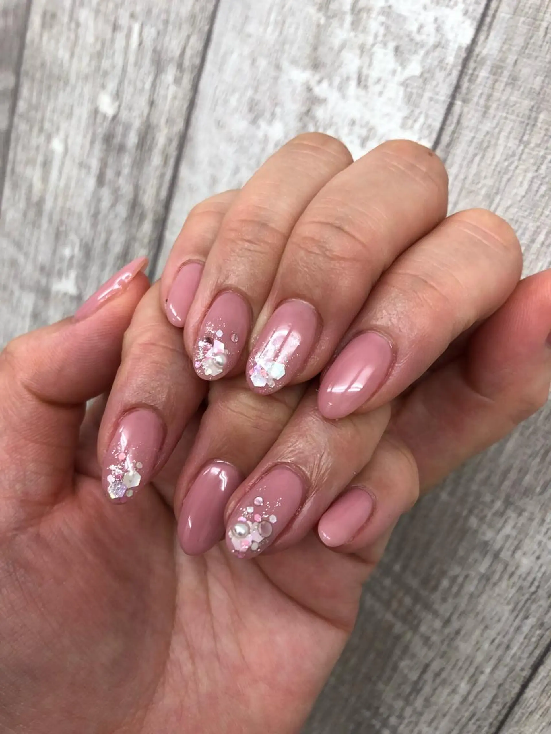 ネイル キラキラネイル ハンドネイル Nail salon Museのネイルデザイン