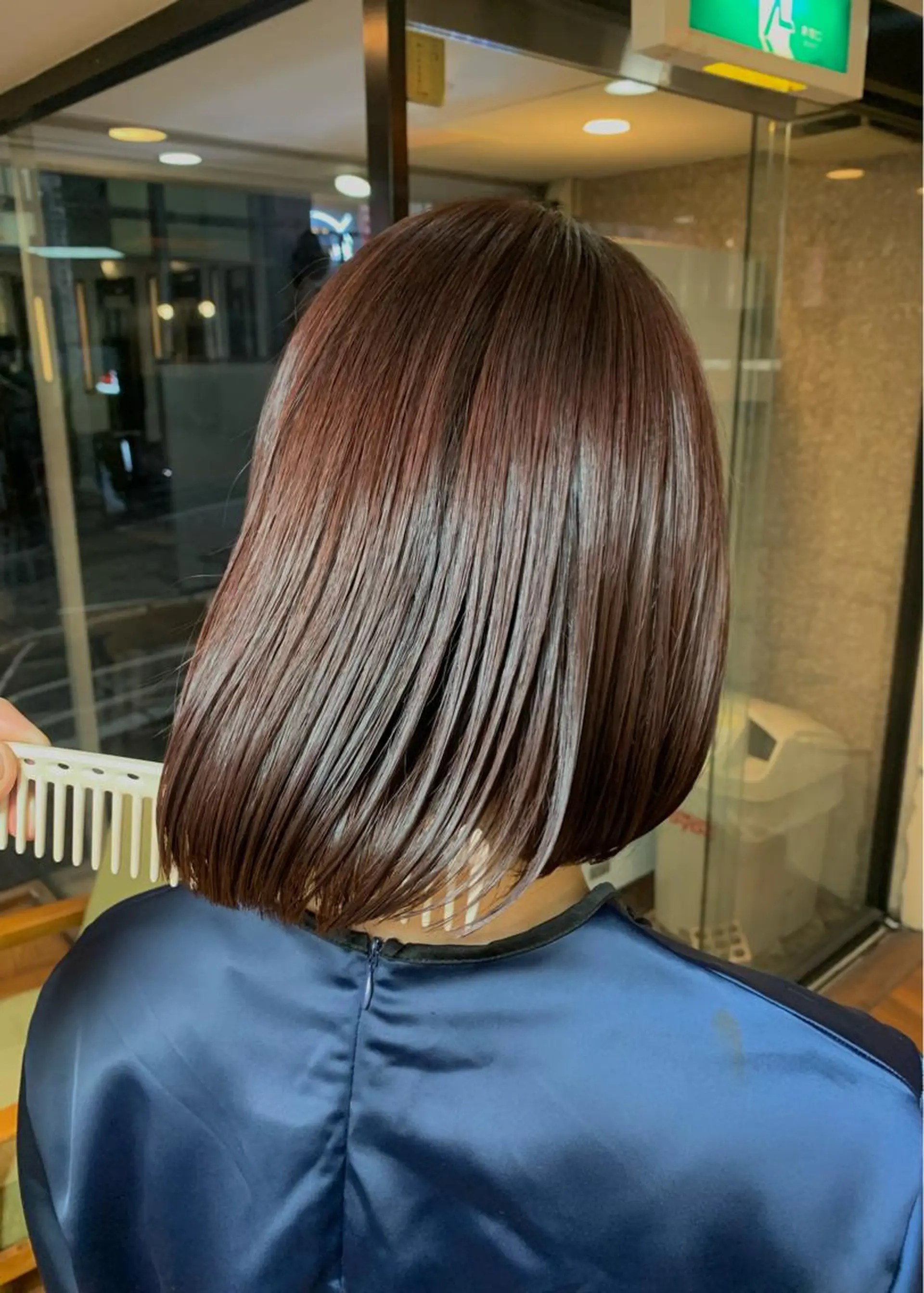 ショート カラー ブリーチ ブラウンカラー ブリーチなしカラー ピンクカラー ピンクブラウン ヘアカラー トリートメント LUMO所属・矢野 晃平のヘアスタイル