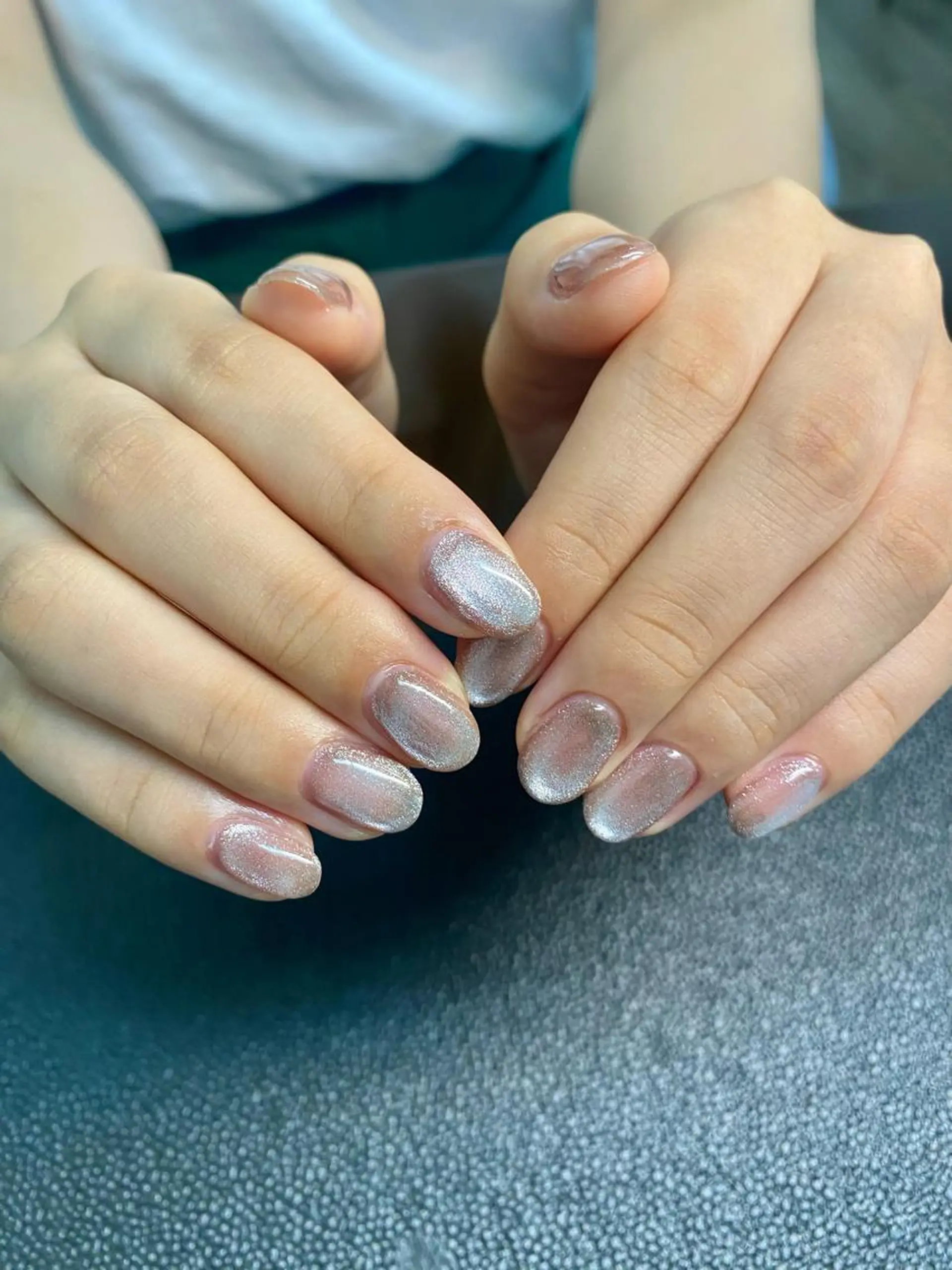 ネイル マグネットネイル ピンク kagami所属・kagami マイのネイルデザイン