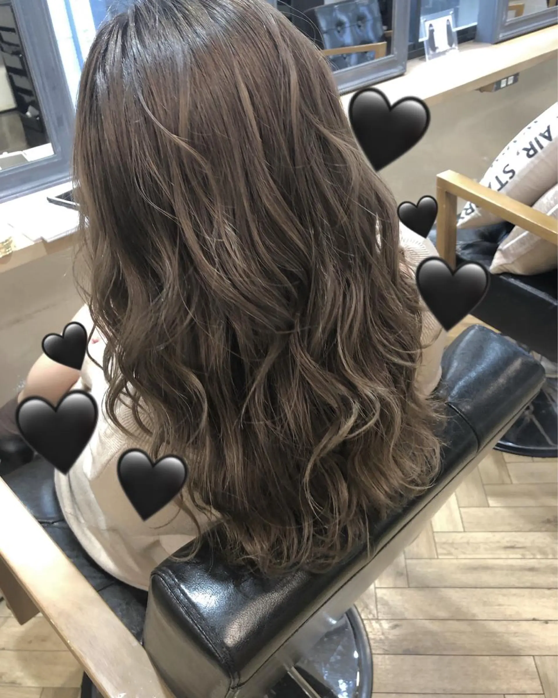 ロング カラー 艶カラー/韓国顔周り 🎀mamiのヘアスタイル