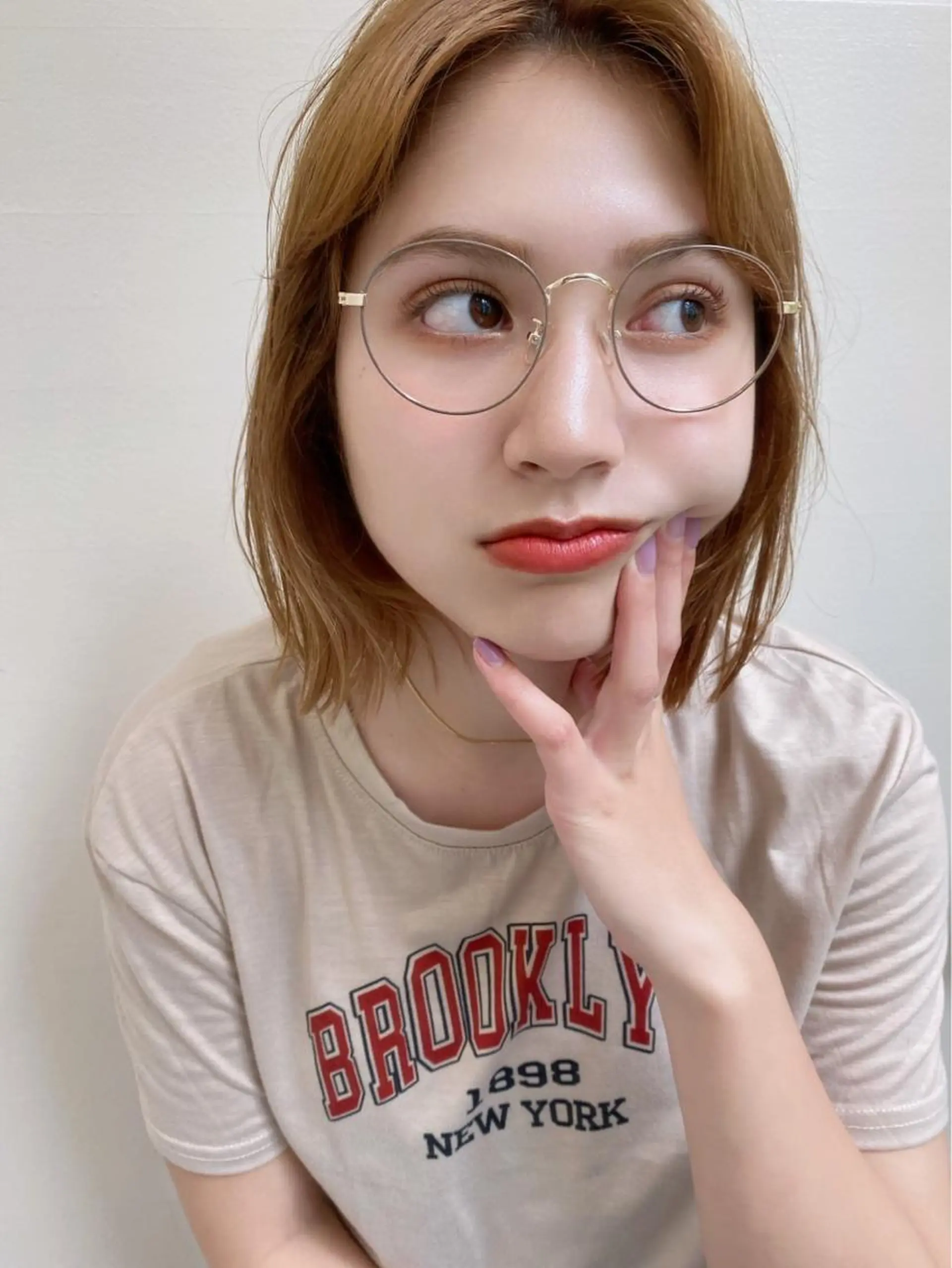 ミディアム カラー 🪭risa 暖色/レイヤー🪭のヘアスタイル