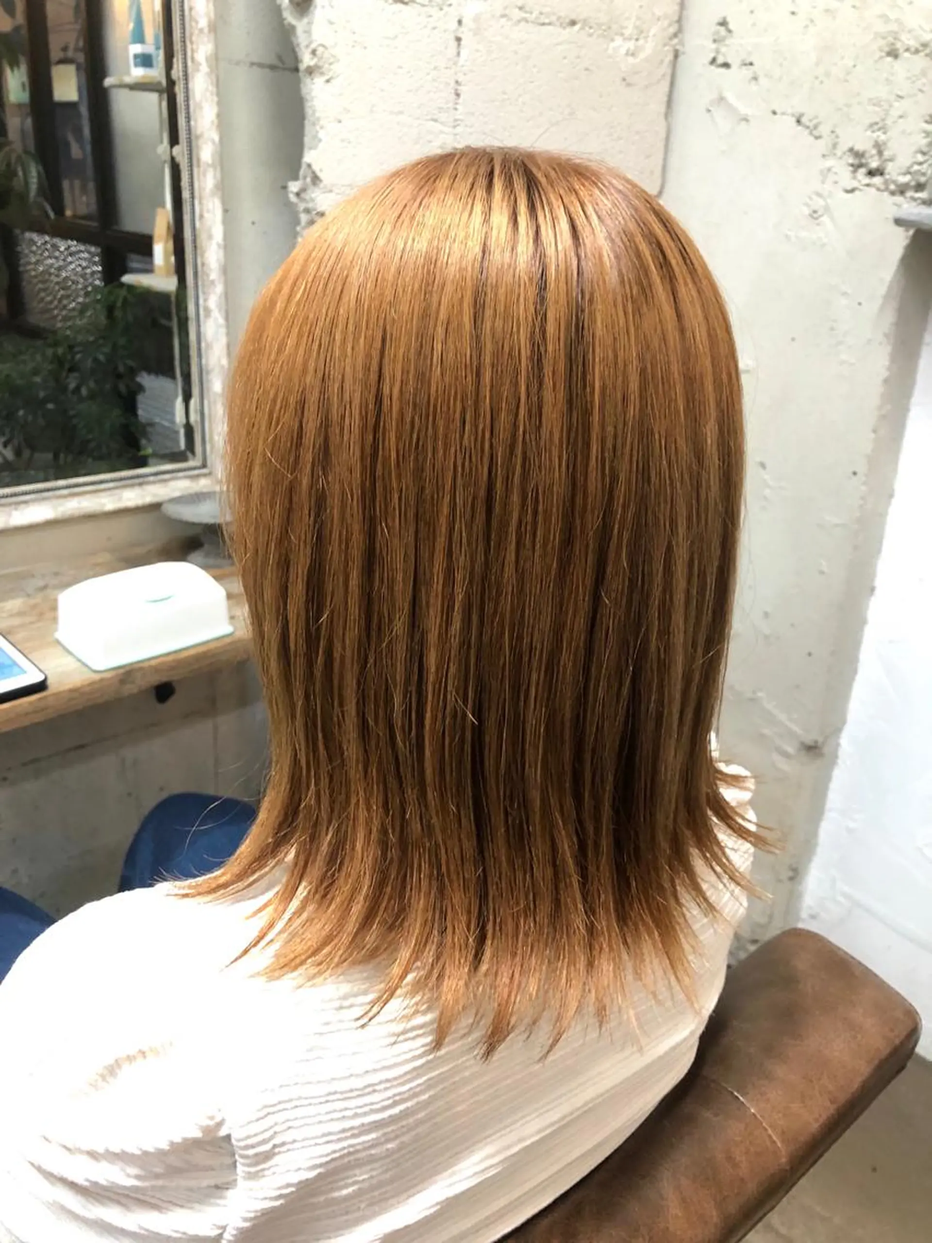 ミディアム 外ハネヘア 桐原 竜也のヘアスタイル