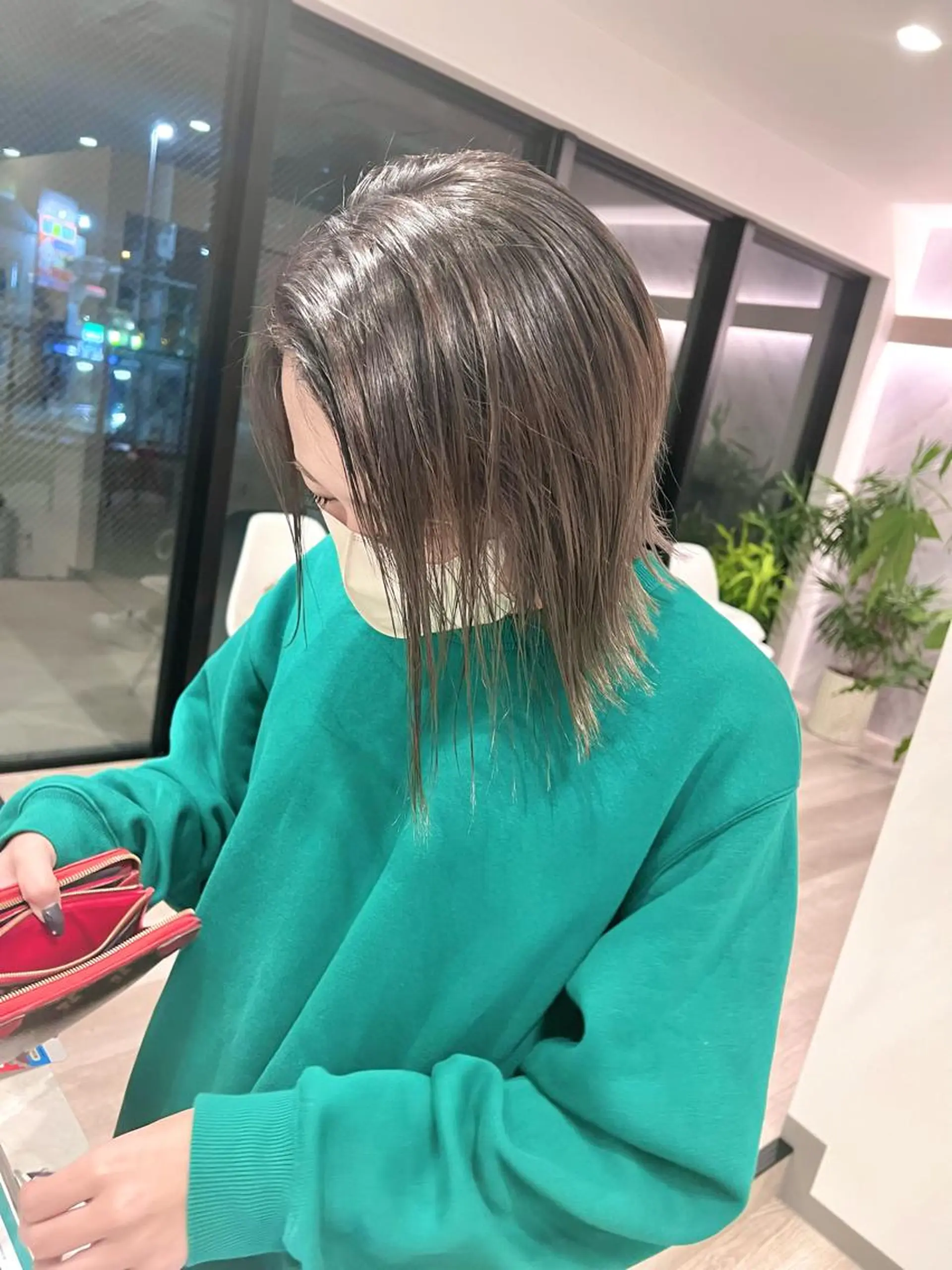 ミディアム 縮毛矯正 カット ヘアカラー 縮毛矯正 トリートメント ブリーチ毛に縮毛矯正 ✨カラー✨山田 正幸のヘアスタイル