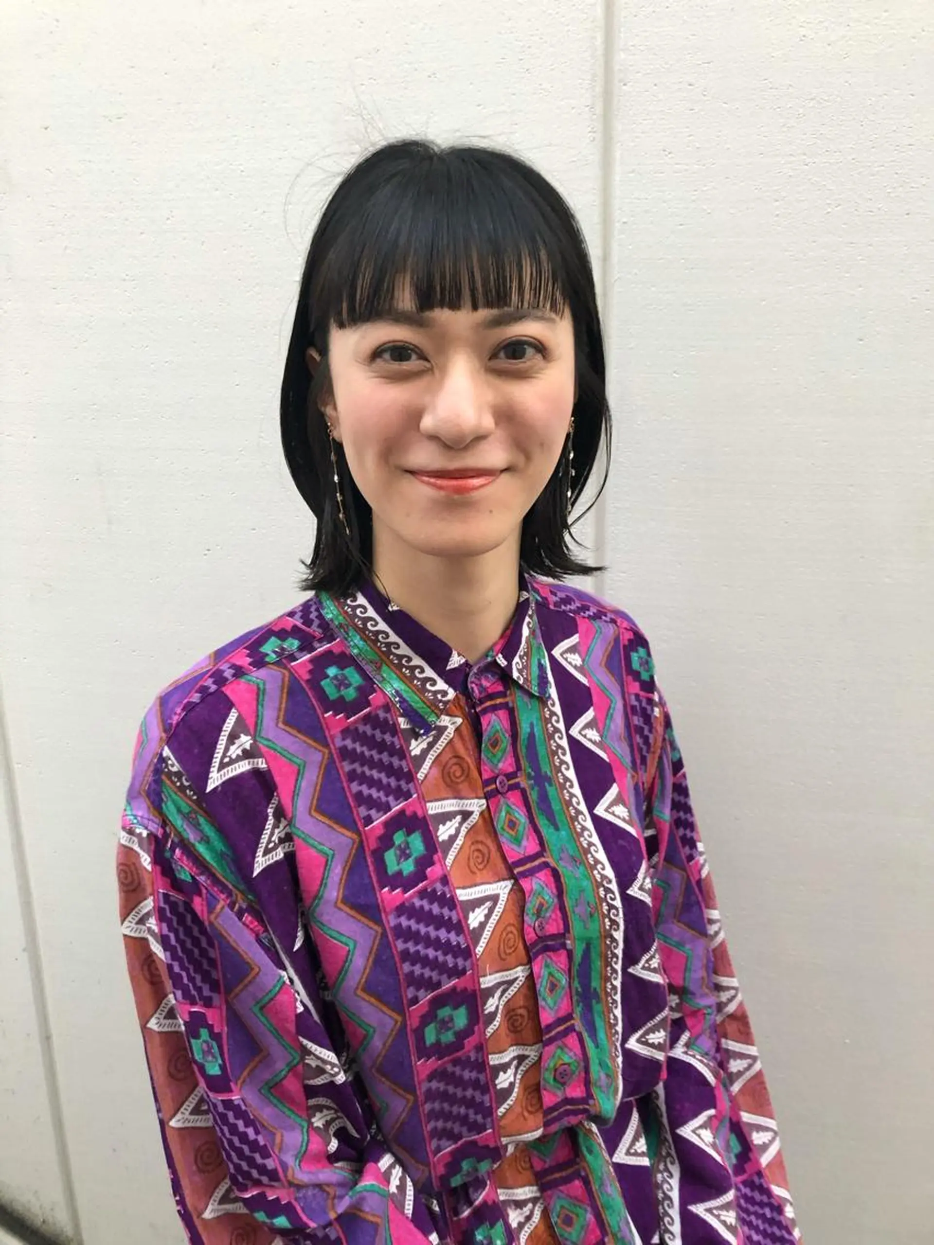 ショート パーソナルカラー 藤本夢のヘアスタイル