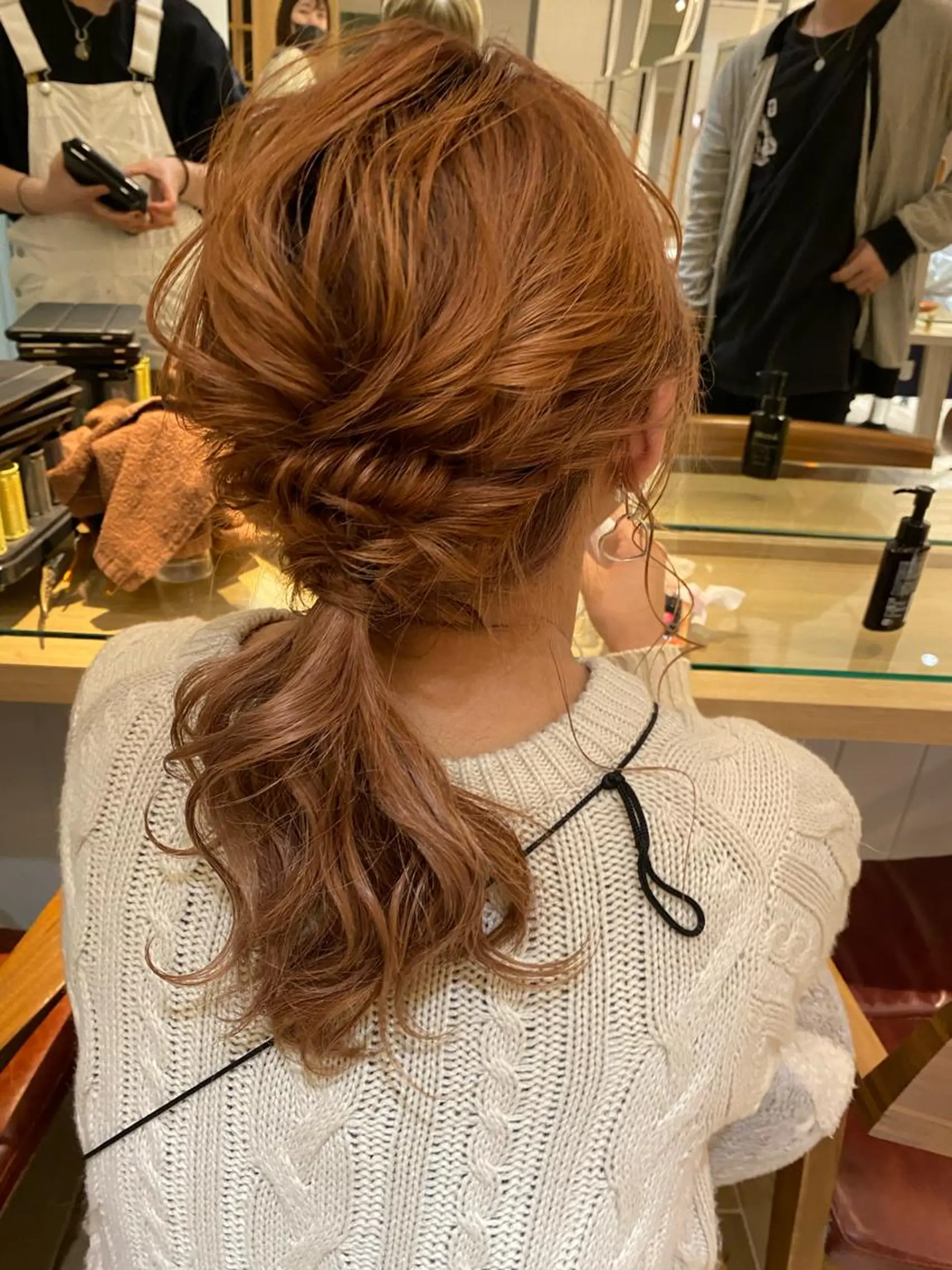 ヘアアレンジ 透明感カラー・ 髪質改善🩵イケダのヘアスタイル