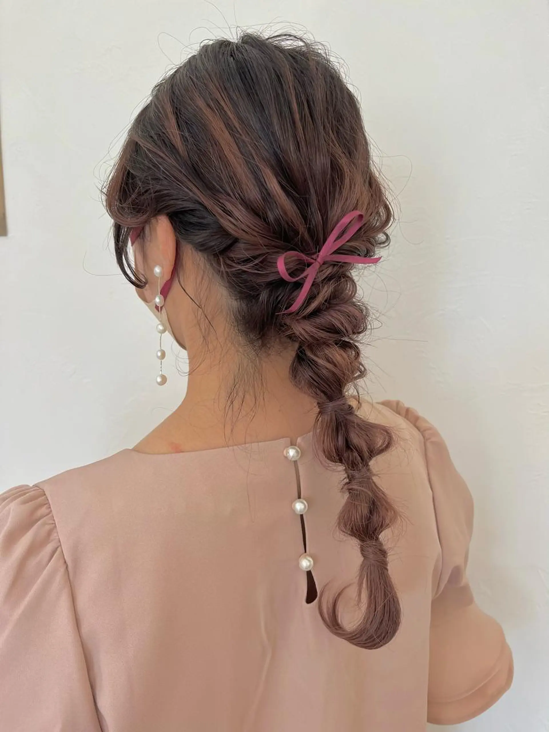 ロング ヘアアレンジ ヘアセット Agu hair time所属・time_ メラニーのヘアスタイル