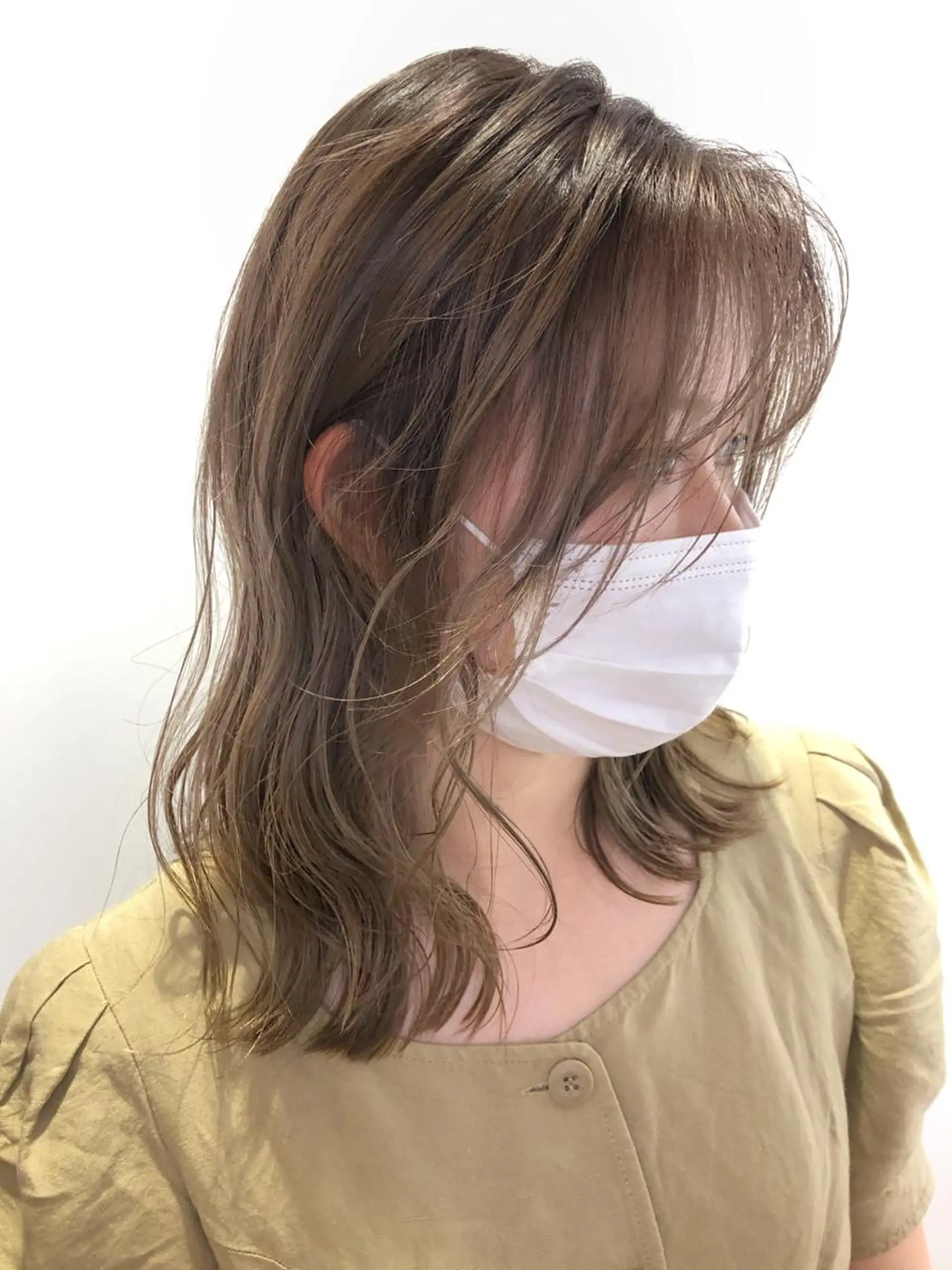 ミディアム カット ヘアカラー トリートメント 関 京磨のヘアスタイル