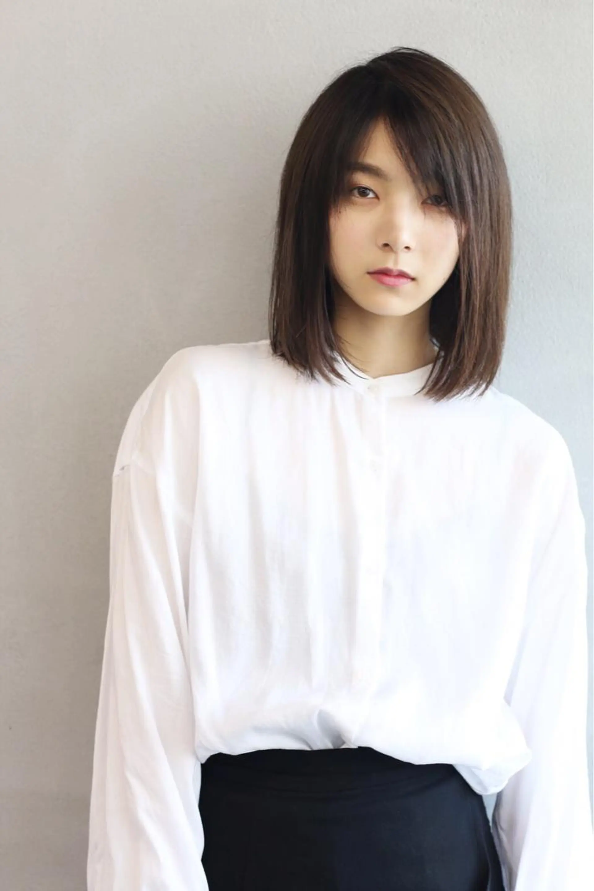 ミディアム カラー ボブ ボブ/ショート/ 白髪染め/メンズ葛西のヘアスタイル