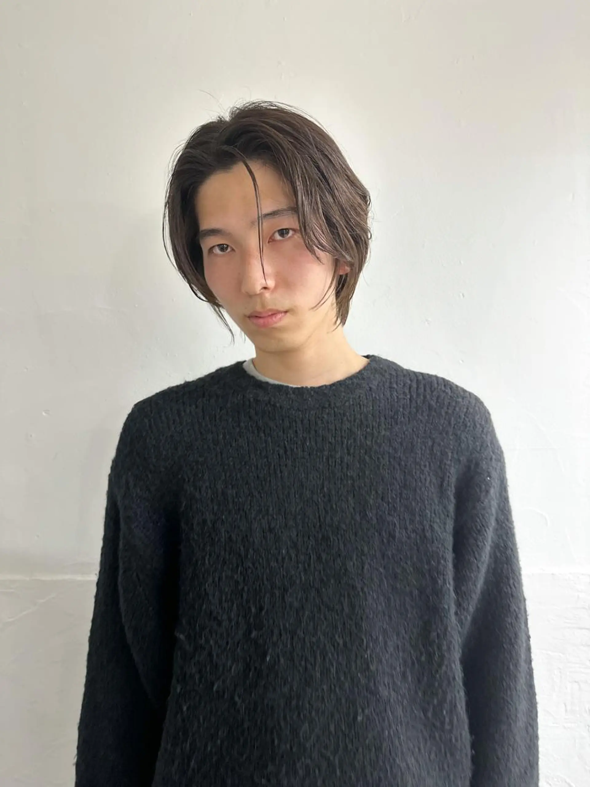 セミロング メンズ カット メンズスタイリスト リュウジのヘアスタイル