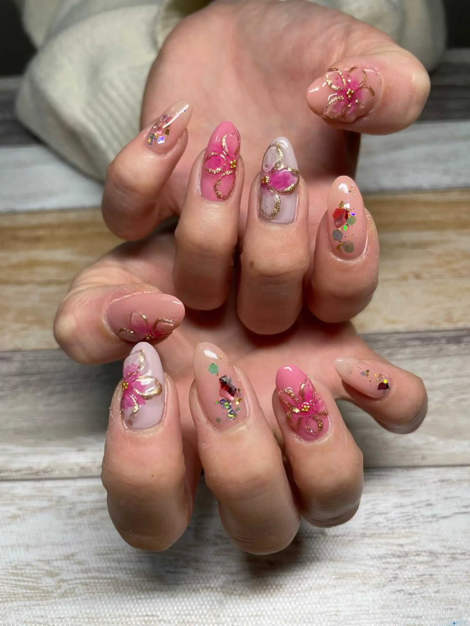 ネイル アートネイル ハンドネイル oki nailのネイルデザイン