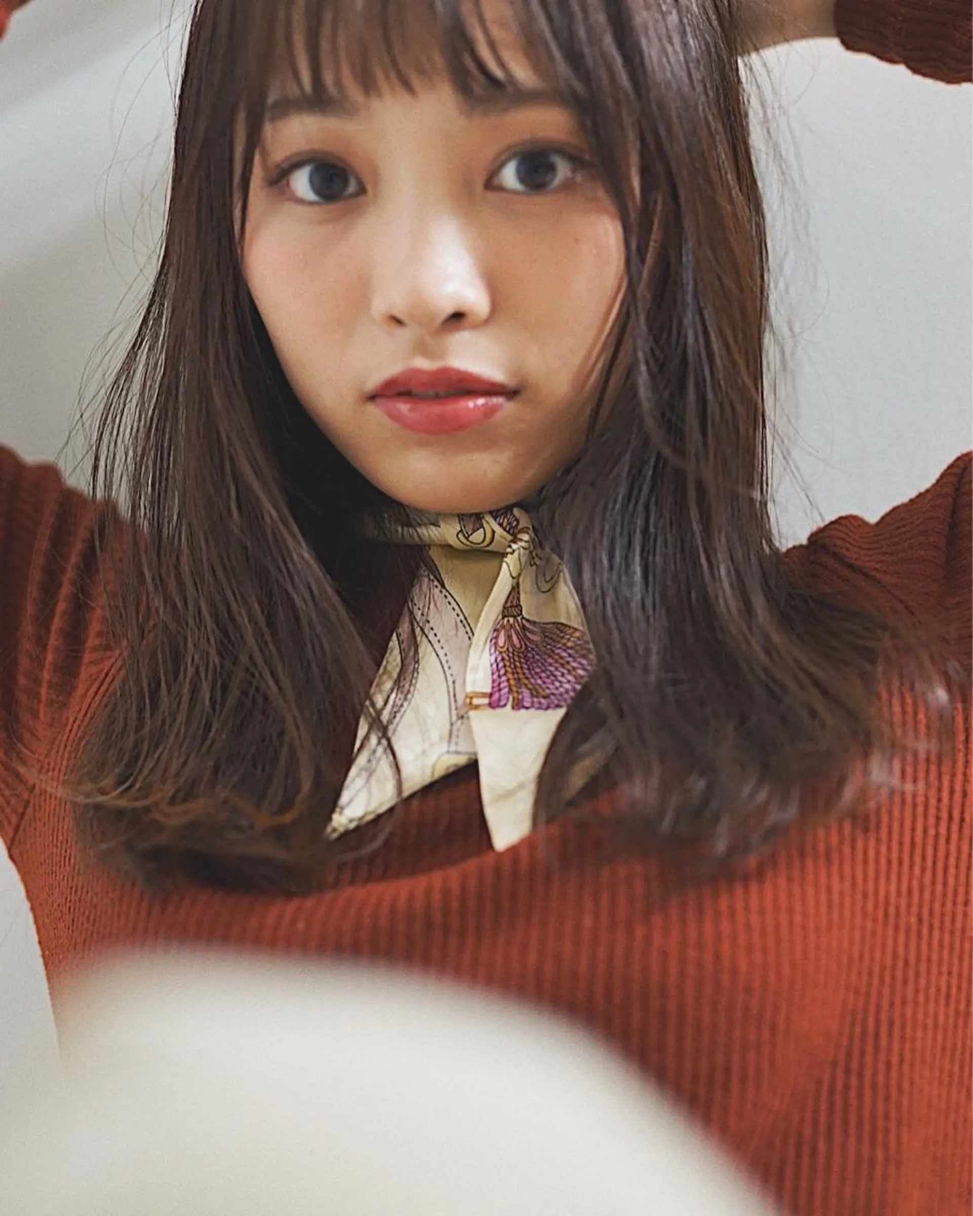 ミディアム カラー ✨艶ブリーチカラー ✨四ノ宮裕己のヘアスタイル