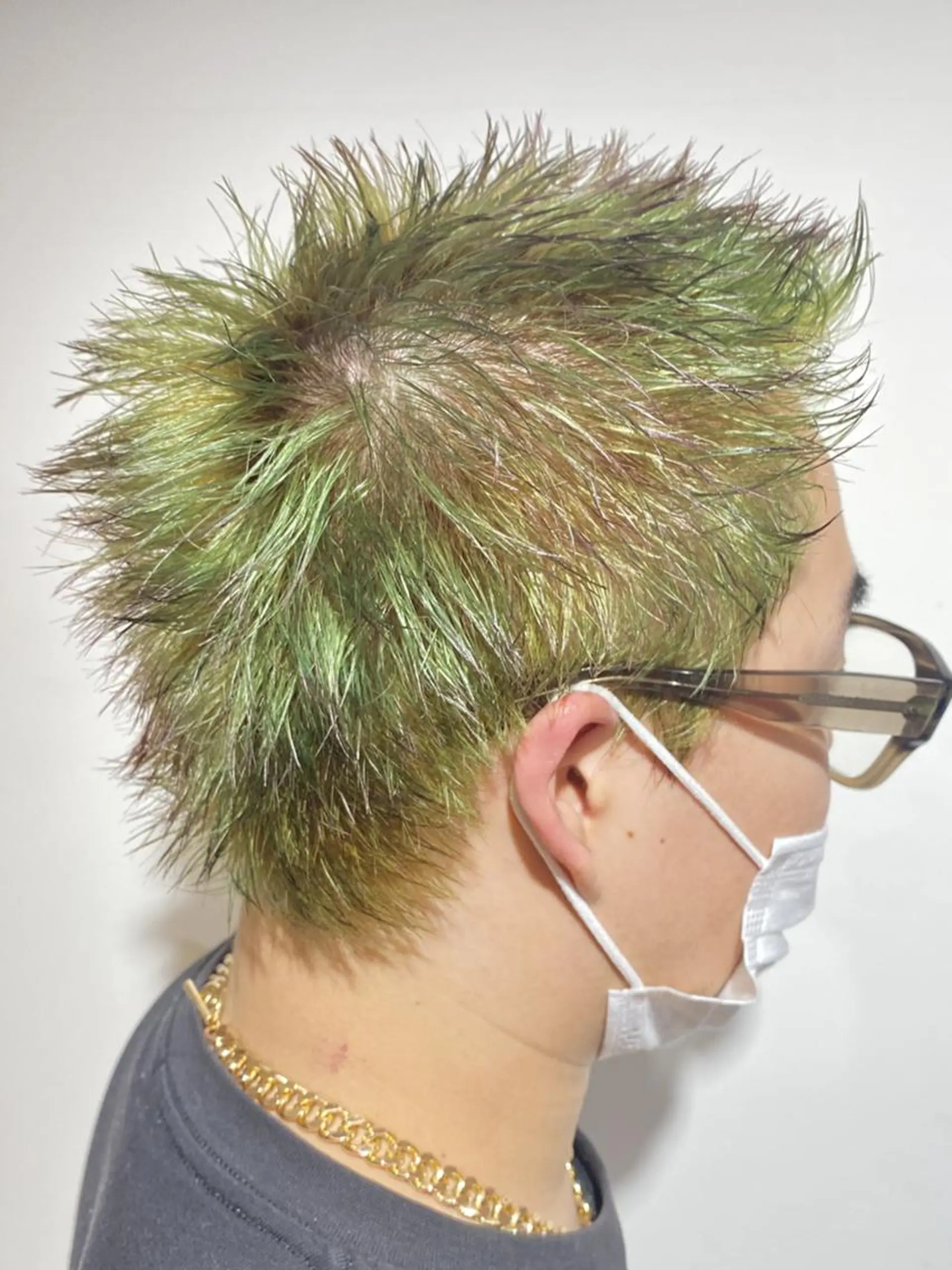 ショート カラー メンズ カット ヘアカラー トリートメント メンズパーマ/ メンズカット/タクヤのヘアスタイル